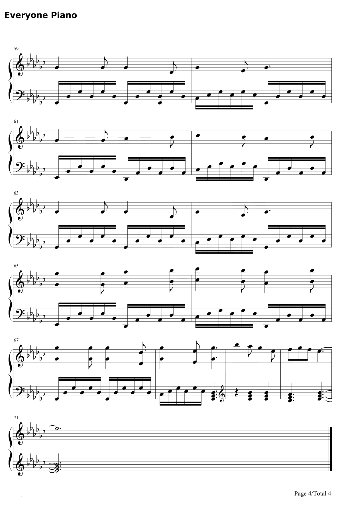 We Three Kings钢琴谱-JohnHenryHopkinsJr.-WeThreeKingsofOrientAre-圣诞歌曲4
