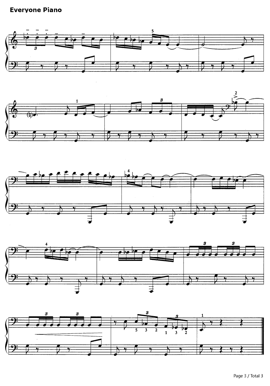 波莱罗（波莱罗舞曲）钢琴谱-莫里斯·拉威尔3