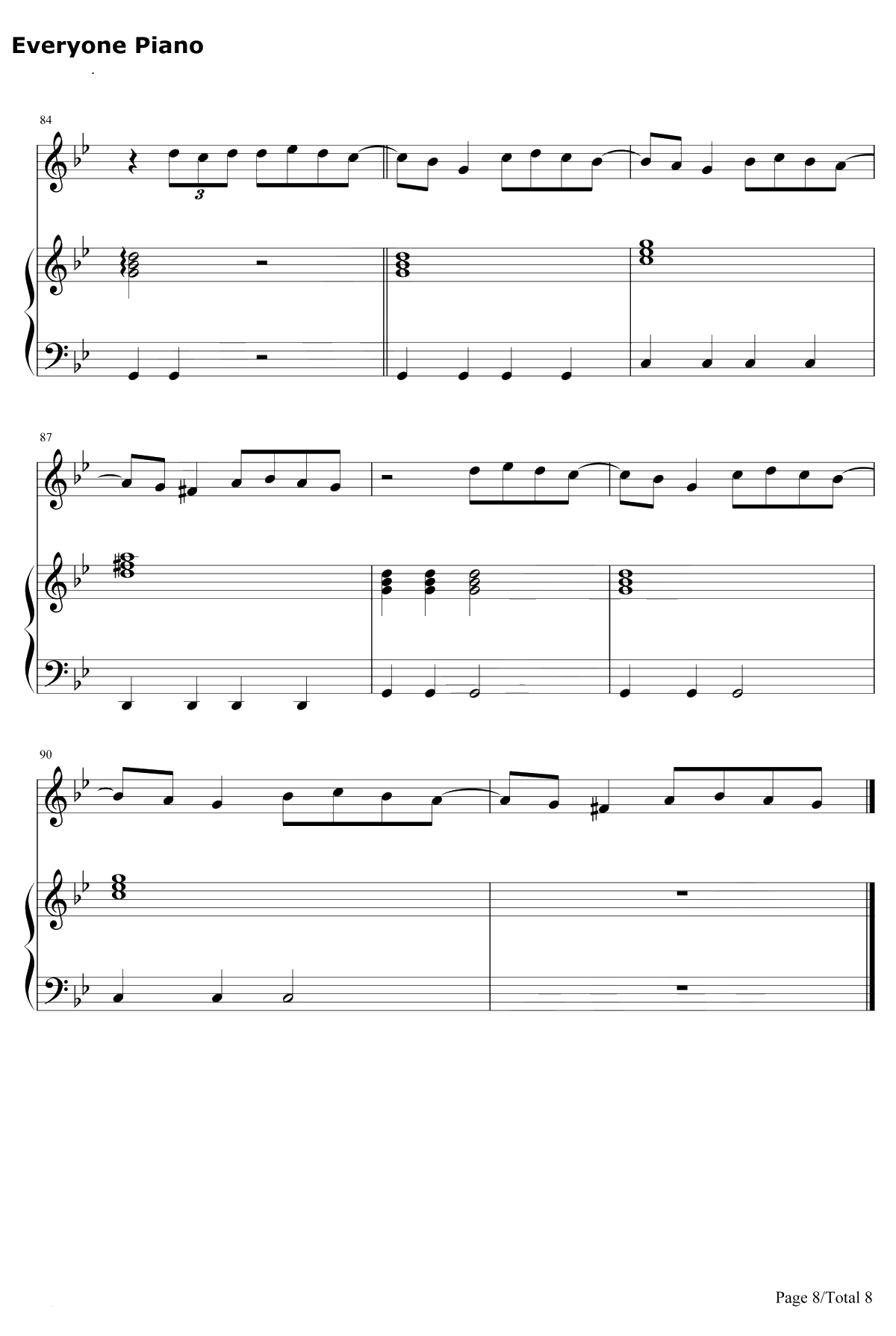 Bury a Friend钢琴谱-BillieEilish8