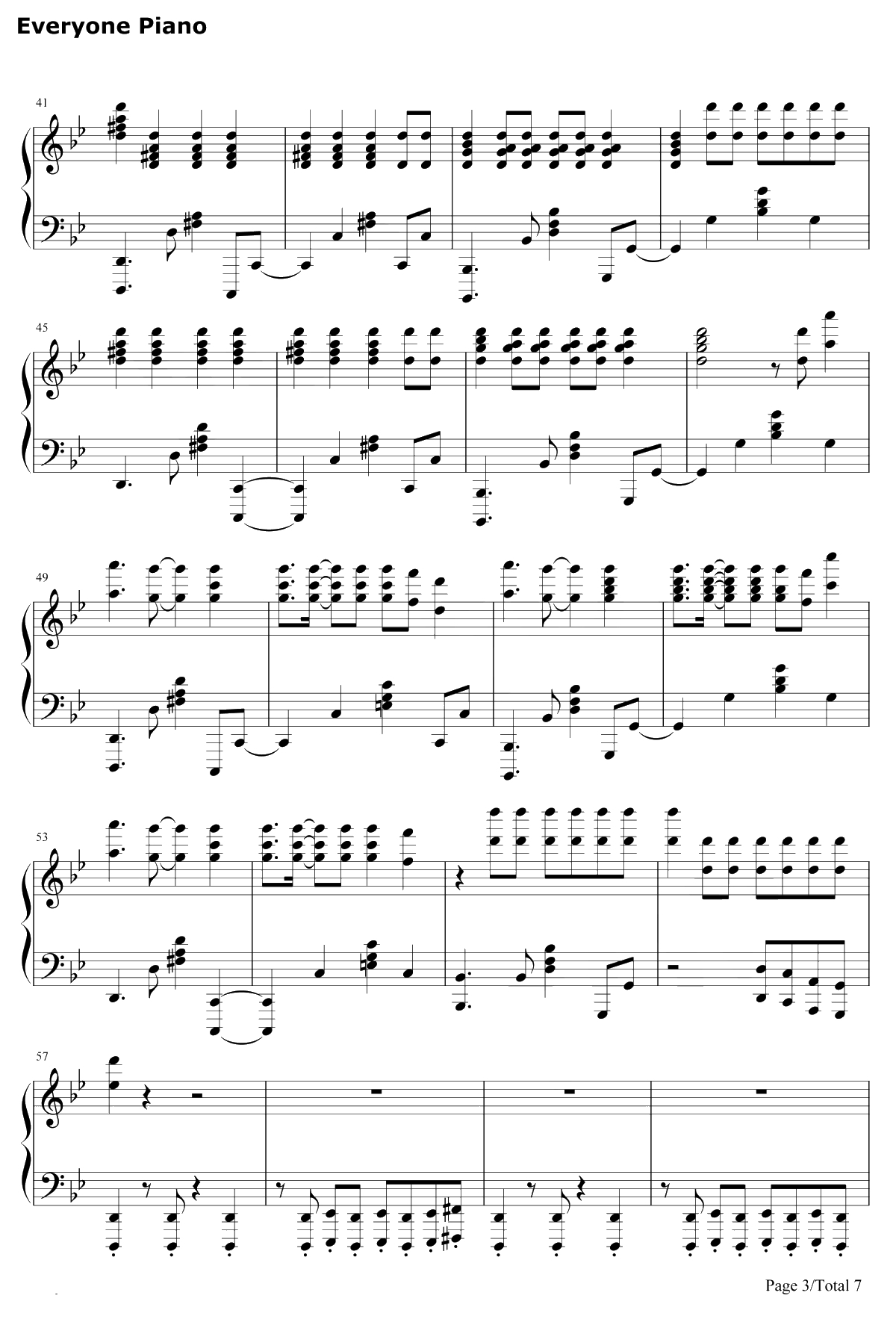 POP STARS钢琴谱-KDA-英雄联盟KDA全新单曲3