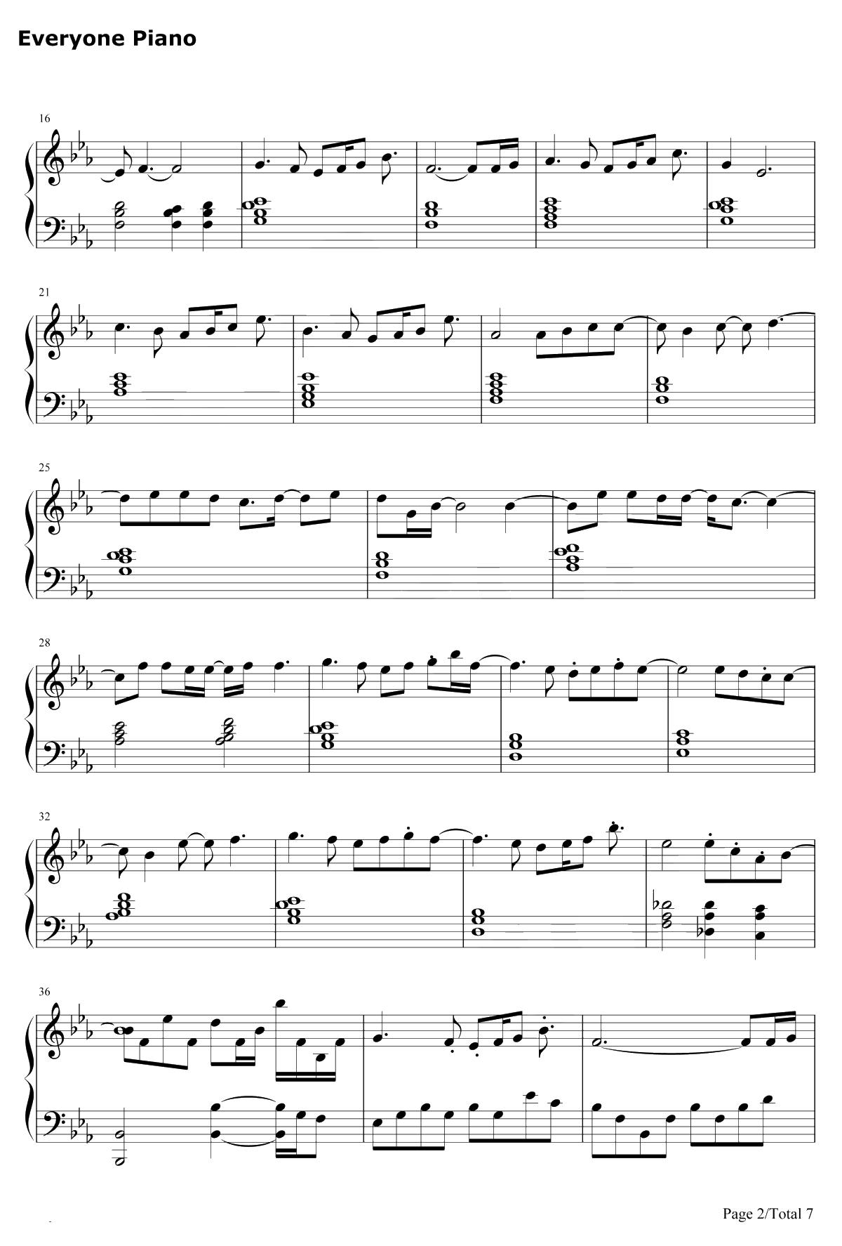 La Incondicional钢琴谱-LuisMiguel2
