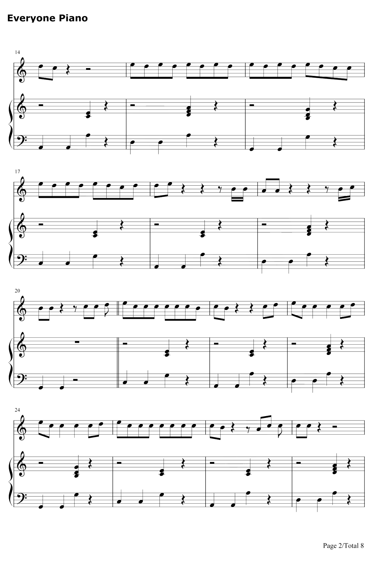 Anxiety钢琴谱-Julia Michaels/Selena Gomez2