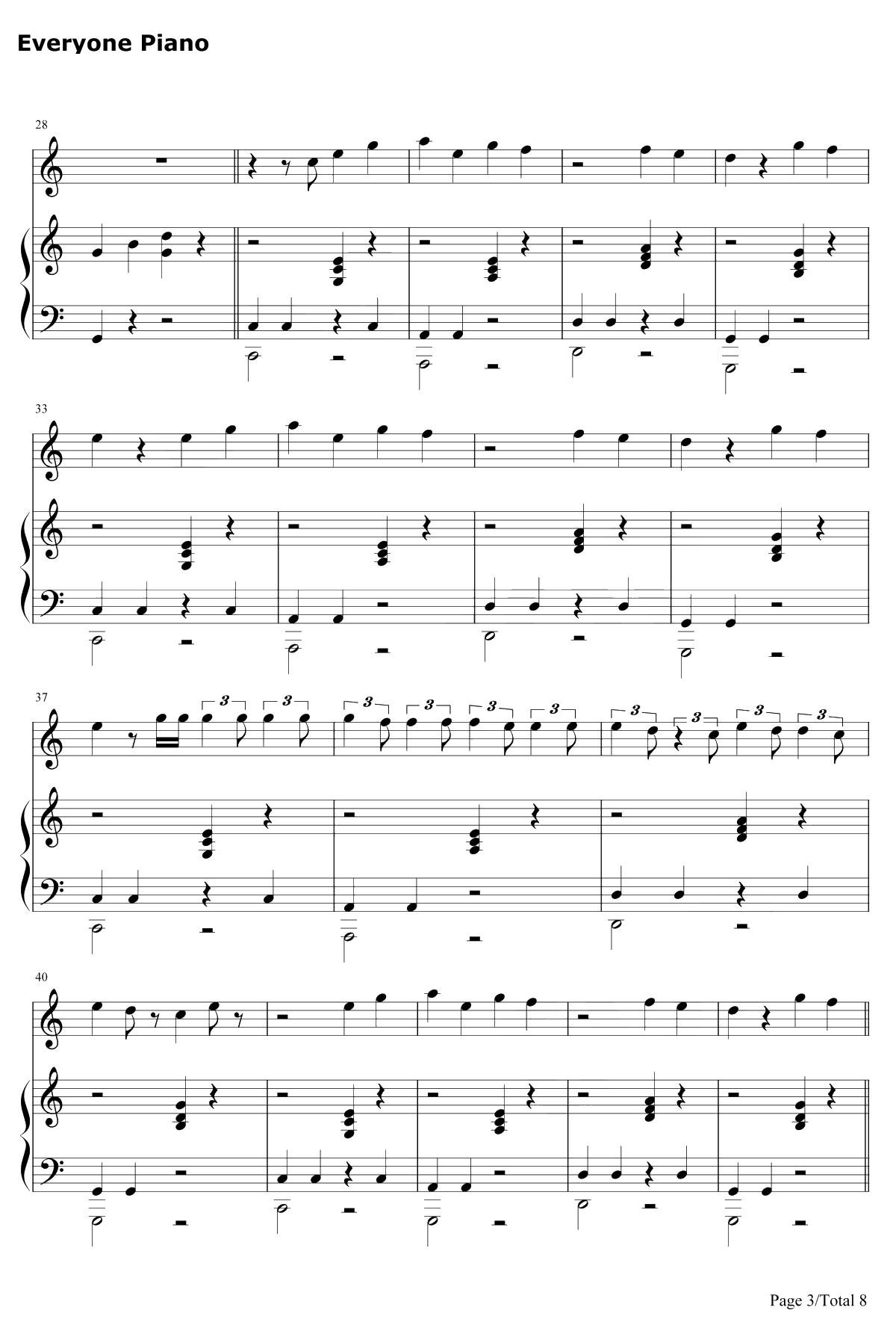 Anxiety钢琴谱-Julia Michaels/Selena Gomez3