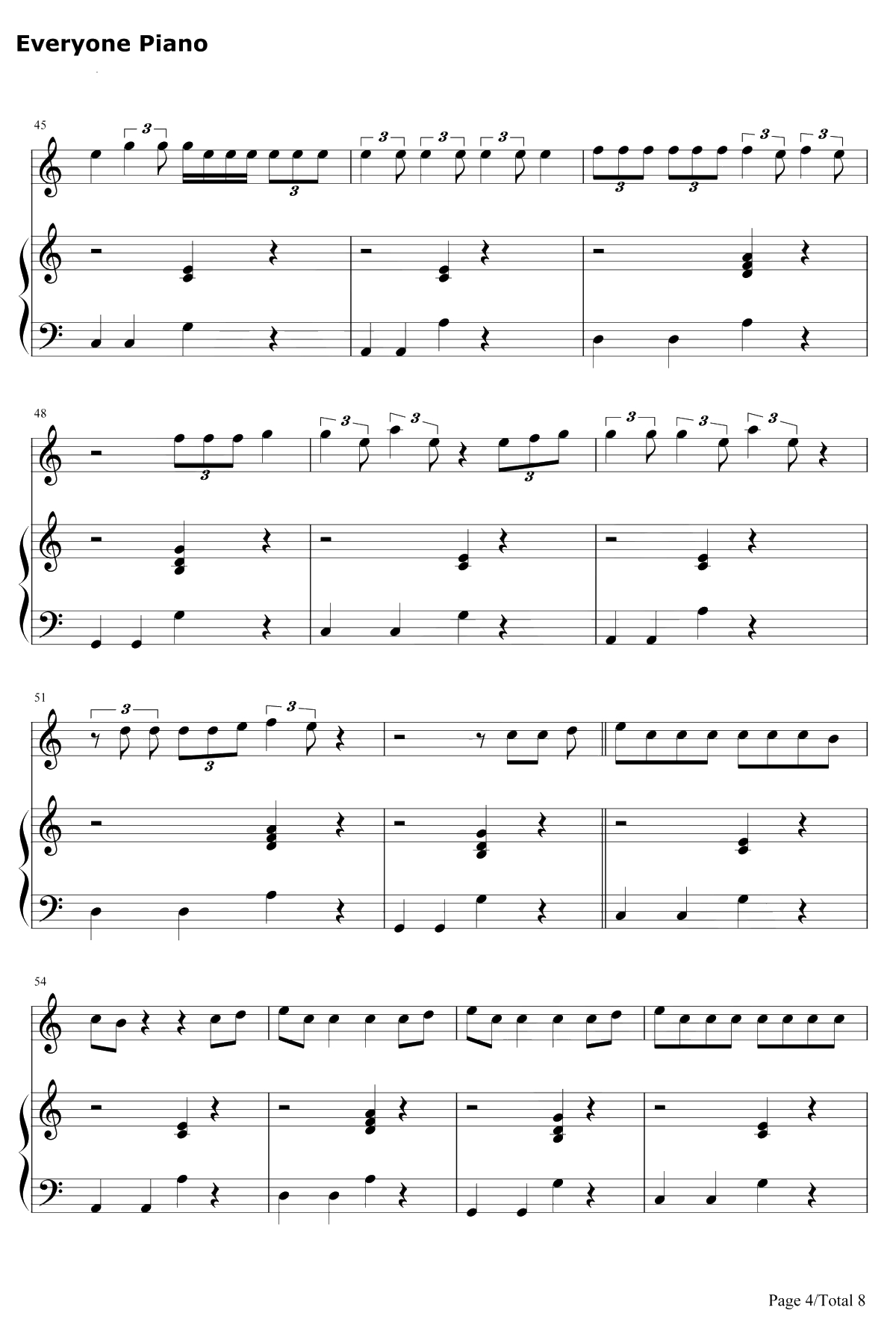 Anxiety钢琴谱-Julia Michaels/Selena Gomez4