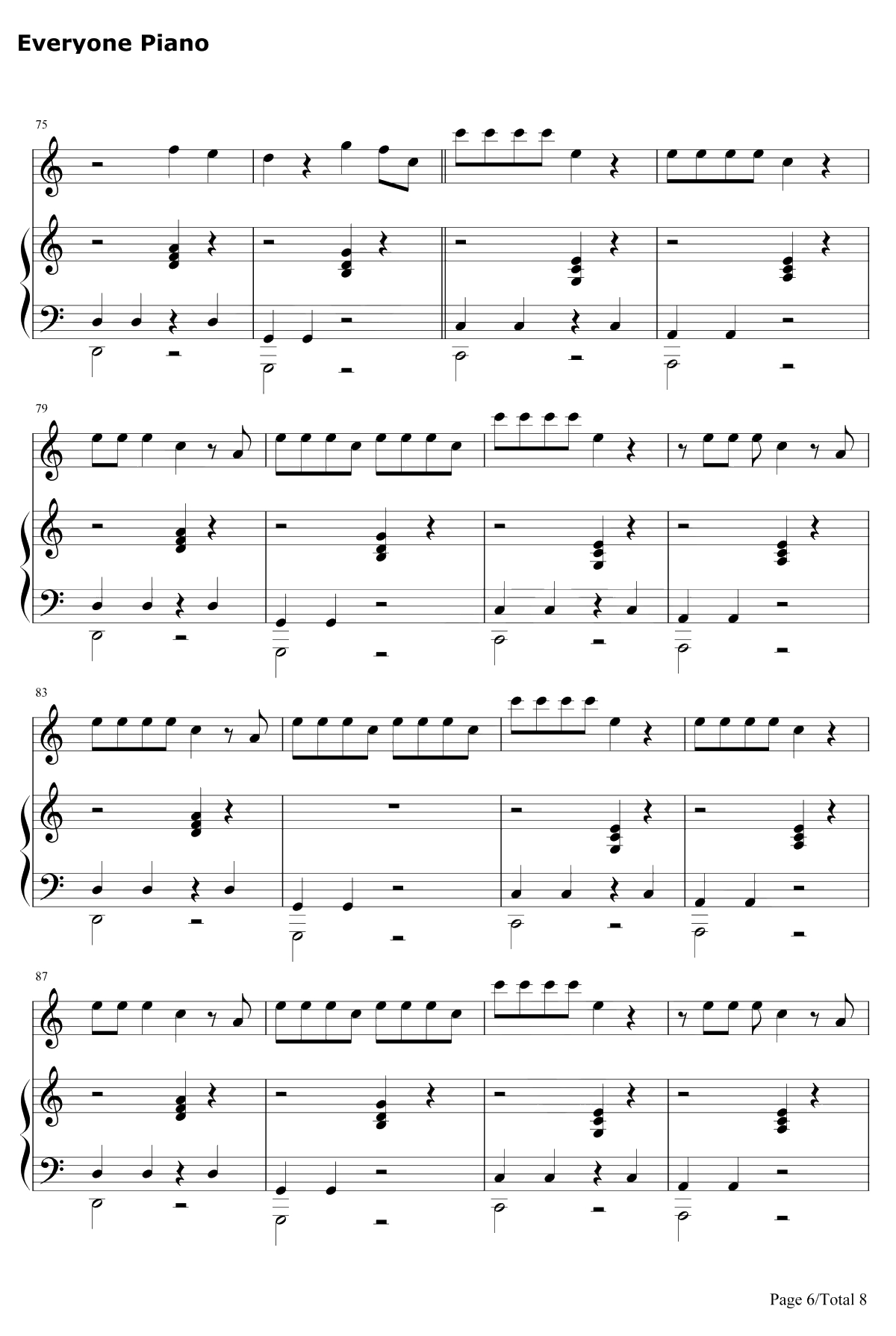 Anxiety钢琴谱-Julia Michaels/Selena Gomez6