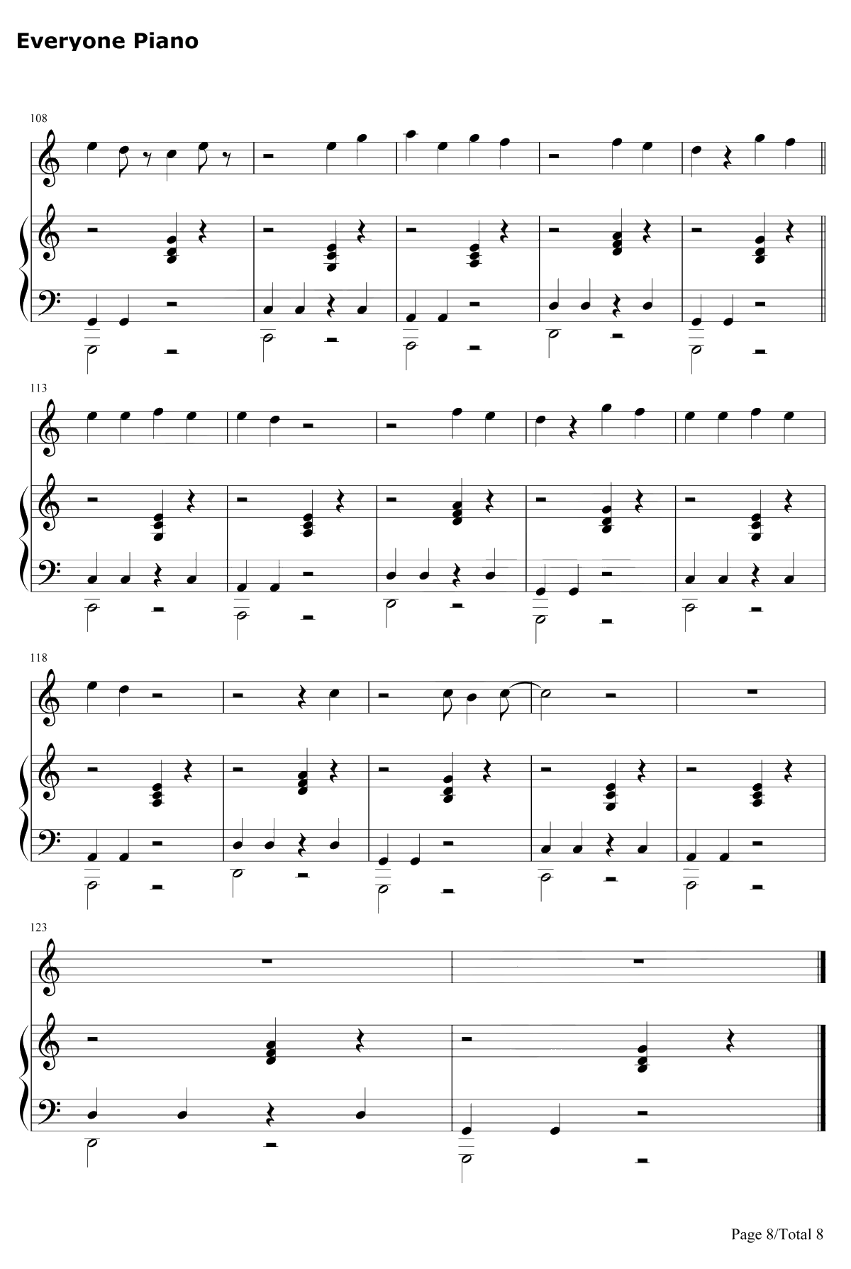 Anxiety钢琴谱-Julia Michaels/Selena Gomez8
