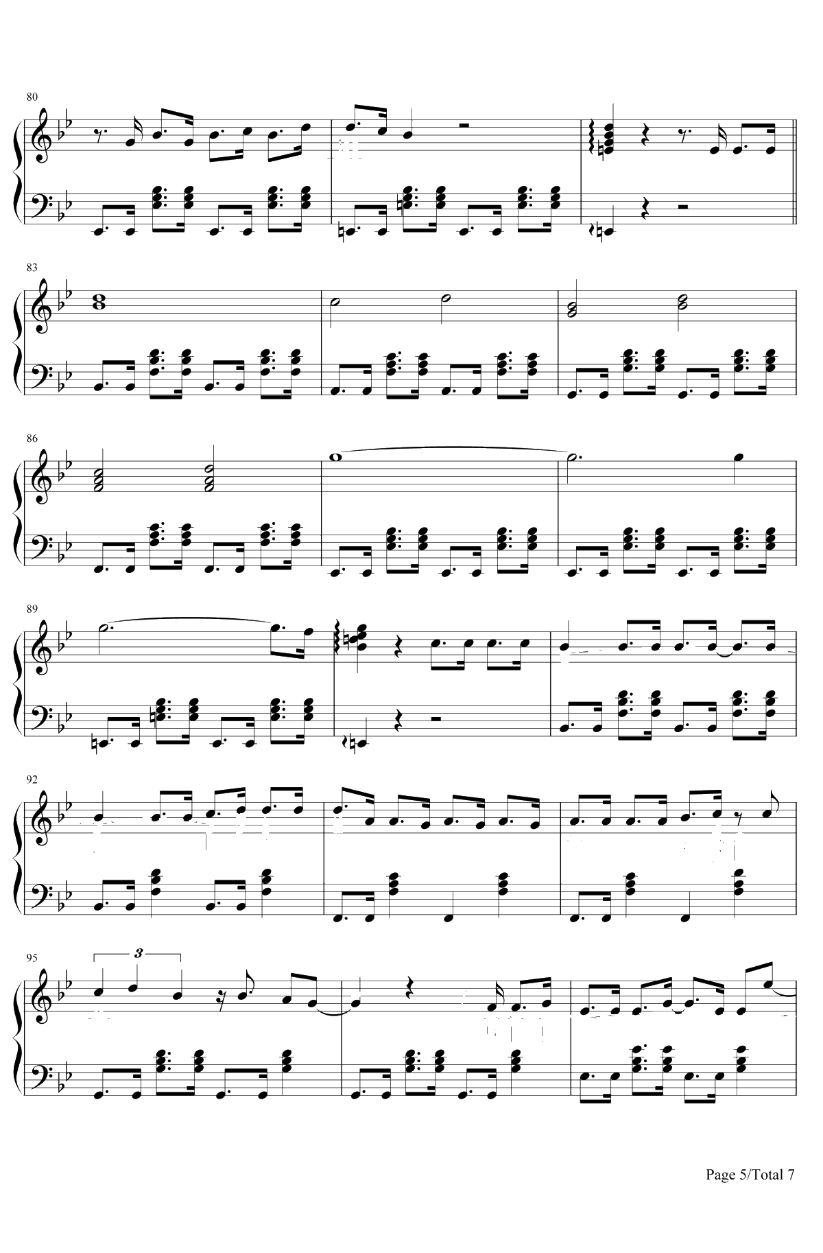 I'm Yours钢琴谱-Jason Mraz5