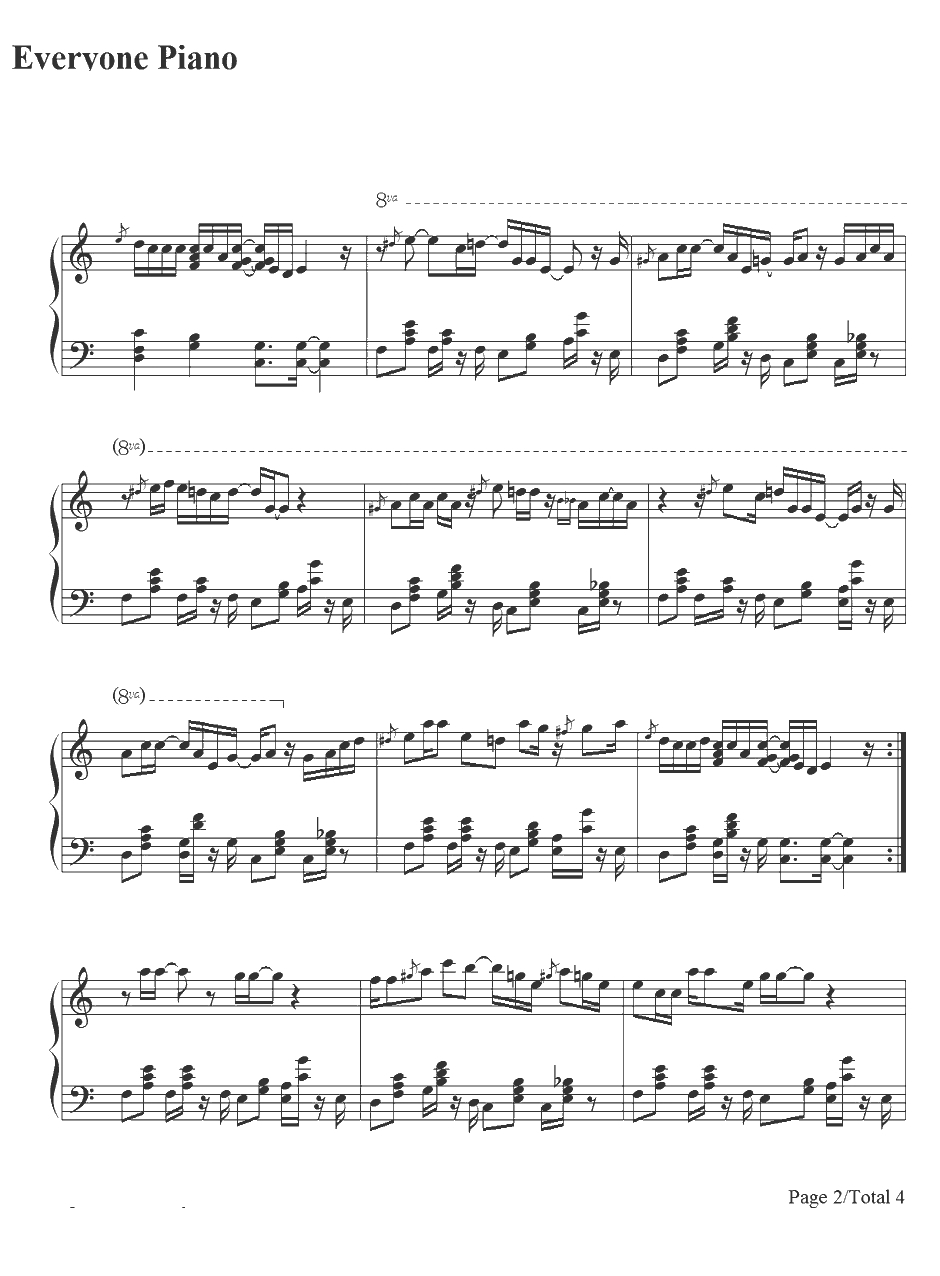 Say You LoveMe钢琴谱-PattiAustin2