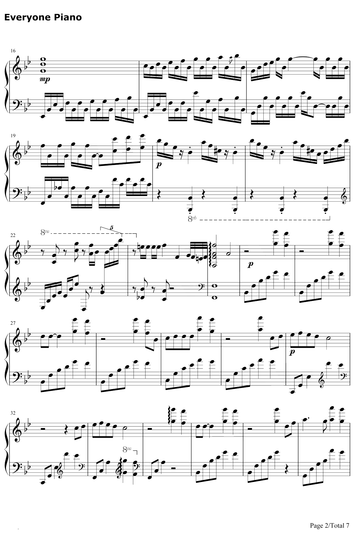 Bohemian Rhapsody钢琴谱-马克西姆-完美版-波希米亚狂想曲2