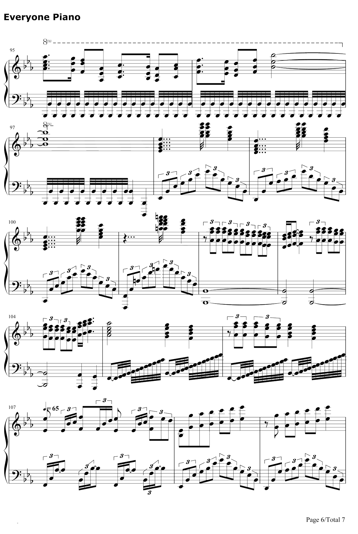 Bohemian Rhapsody钢琴谱-马克西姆-完美版-波希米亚狂想曲6