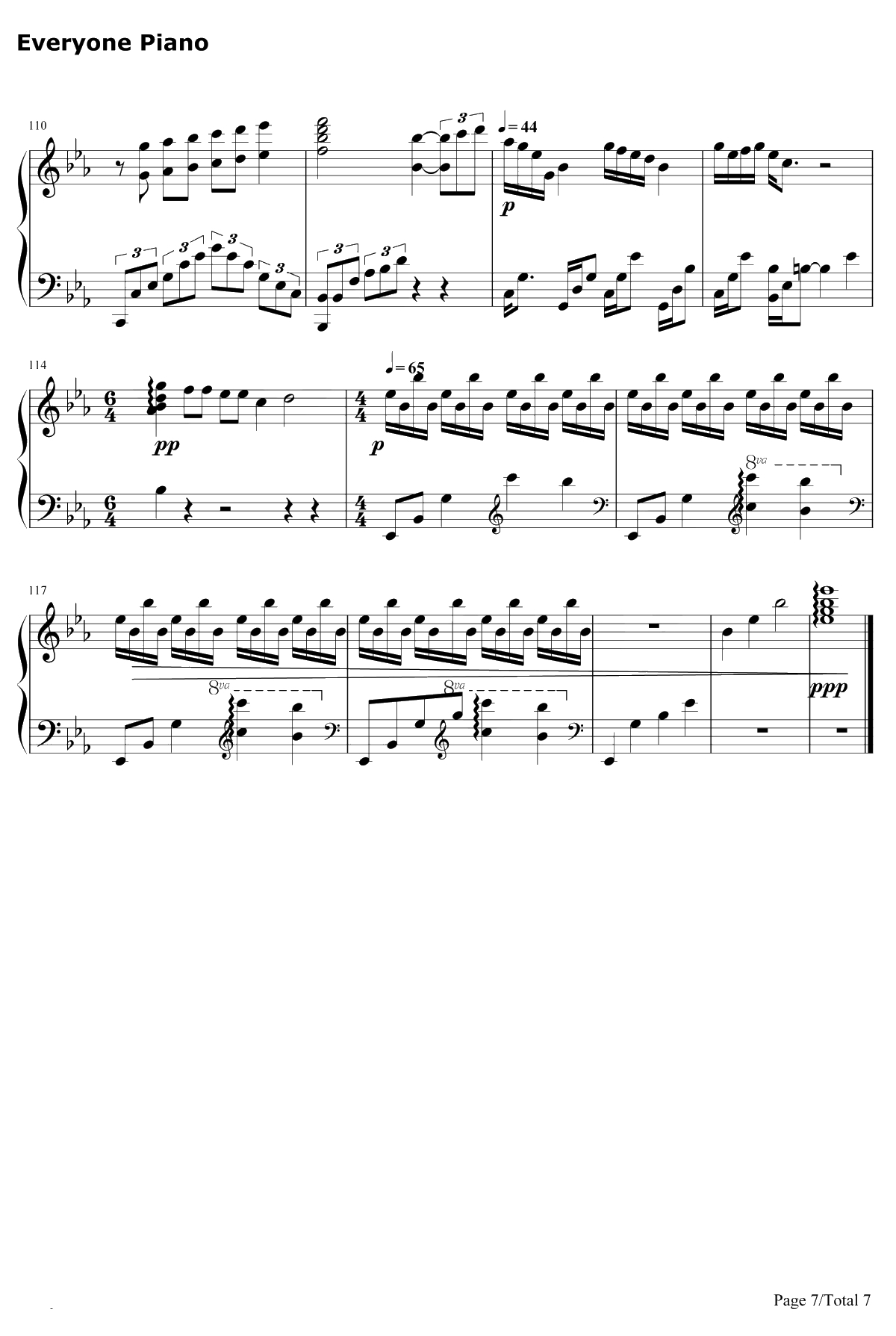 Bohemian Rhapsody钢琴谱-马克西姆-完美版-波希米亚狂想曲7