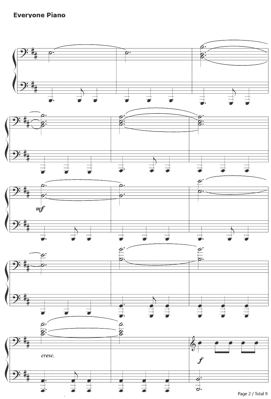 上古卷轴5：天际主题曲钢琴谱-Jeremy Soule2