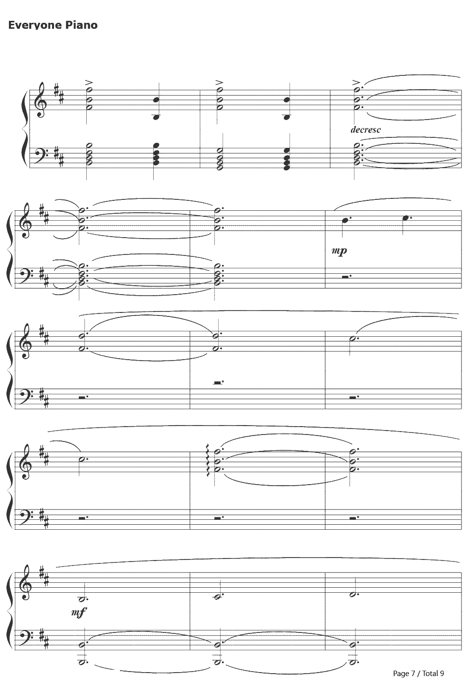 上古卷轴5：天际主题曲钢琴谱-Jeremy Soule7