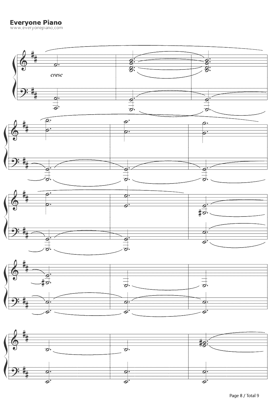 上古卷轴5：天际主题曲钢琴谱-Jeremy Soule8