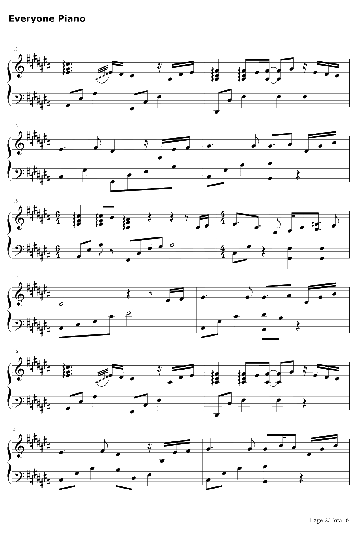 Escape from Love钢琴谱-Andemund Orchestra2