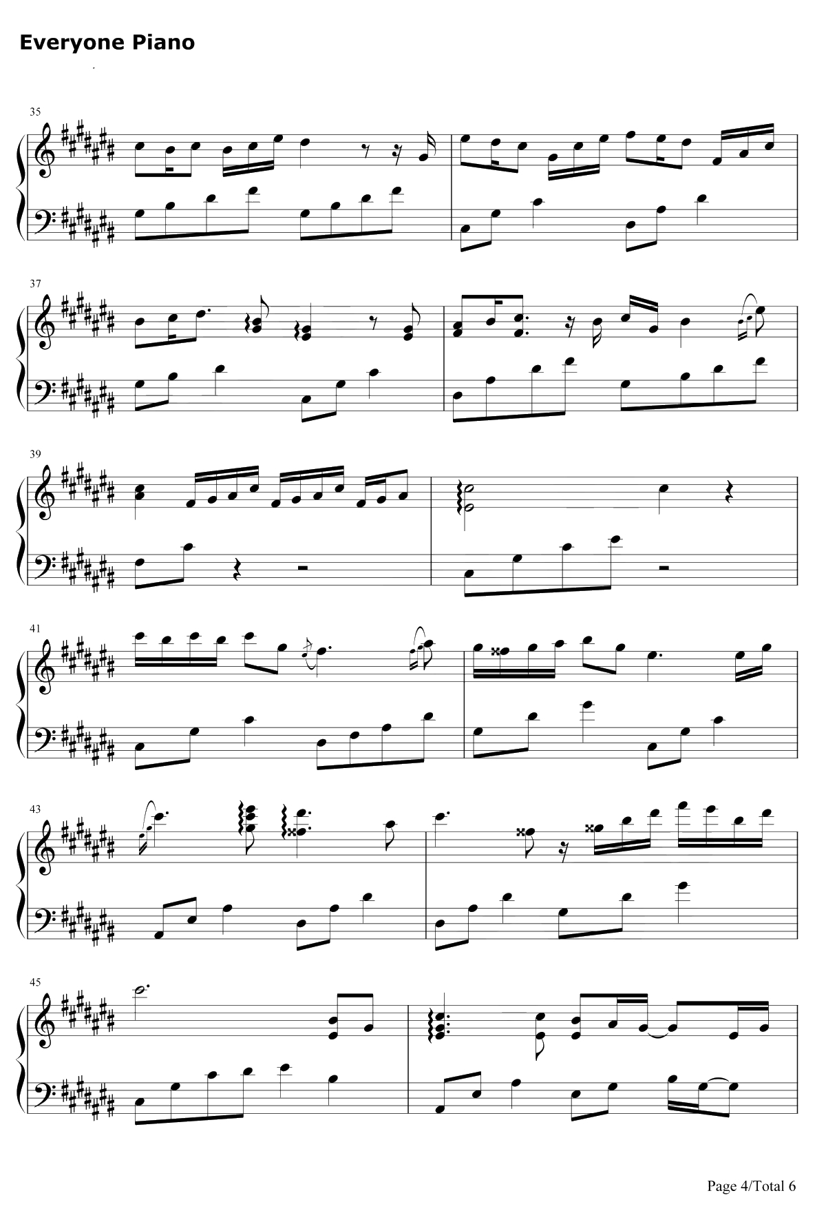 Escape from Love钢琴谱-Andemund Orchestra4