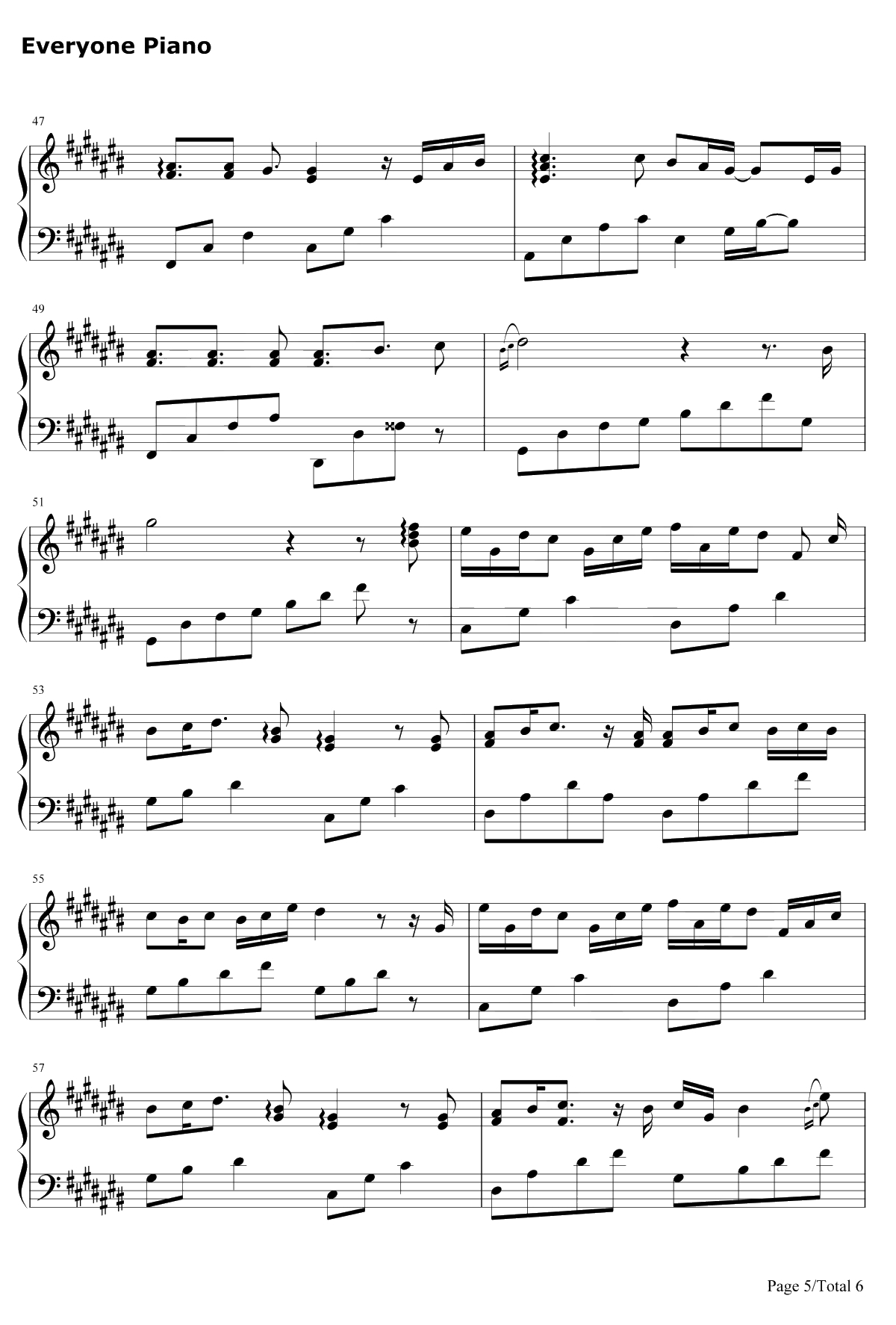 Escape from Love钢琴谱-Andemund Orchestra5