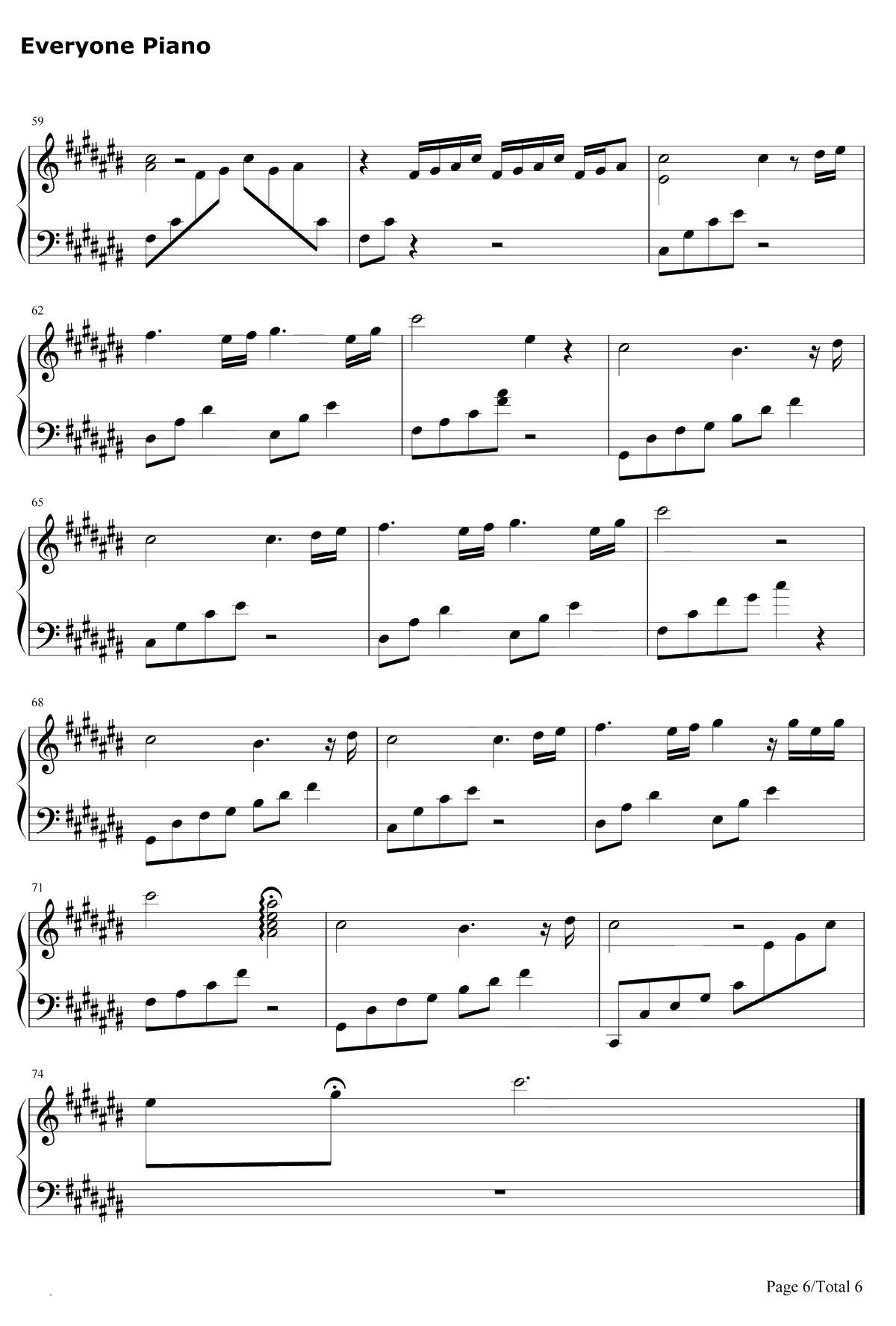 Escape from Love钢琴谱-Andemund Orchestra6