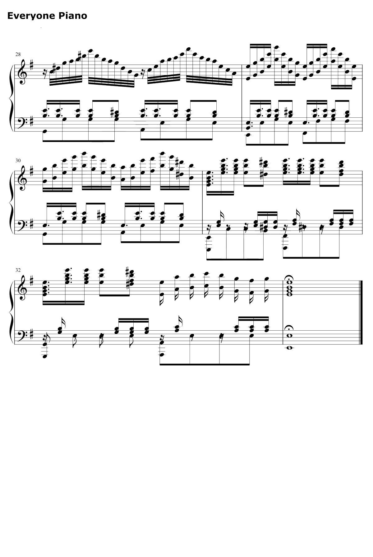 Rightfully钢琴谱-Mili-哥布林杀手OP3