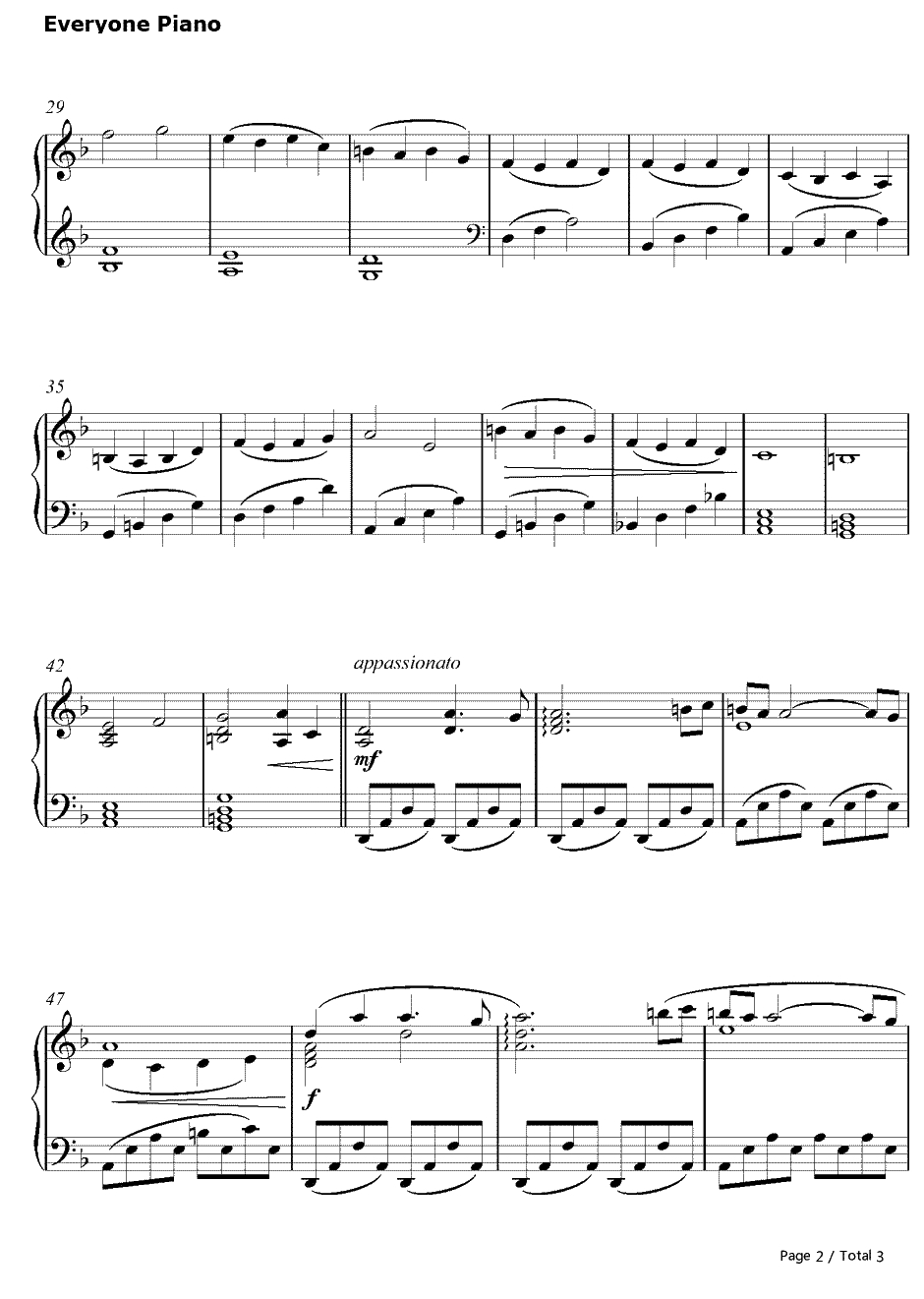 I Was Lost Without You钢琴谱-质量效应32