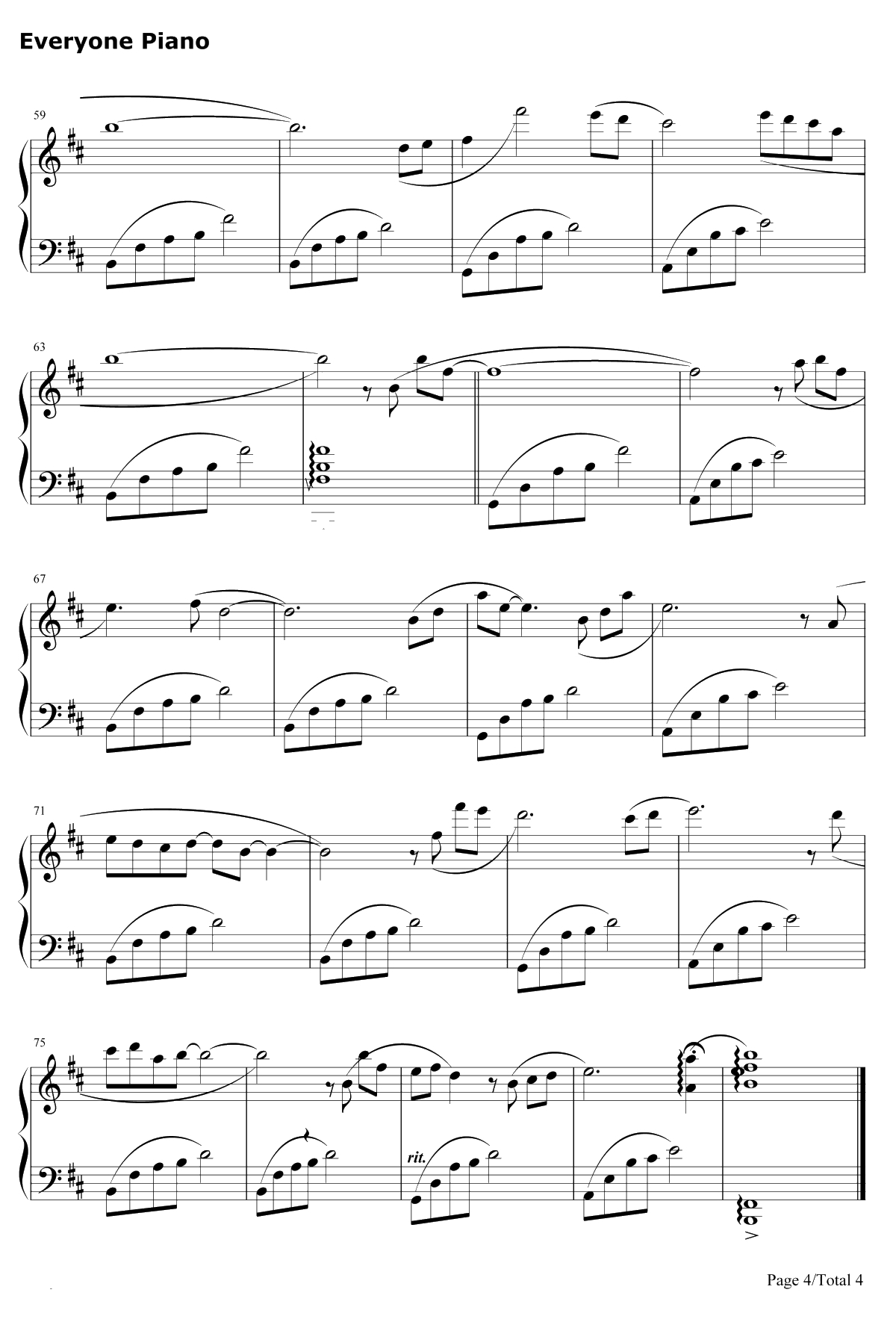 火宵之月钢琴谱-中村由利子ビデオサントラ4