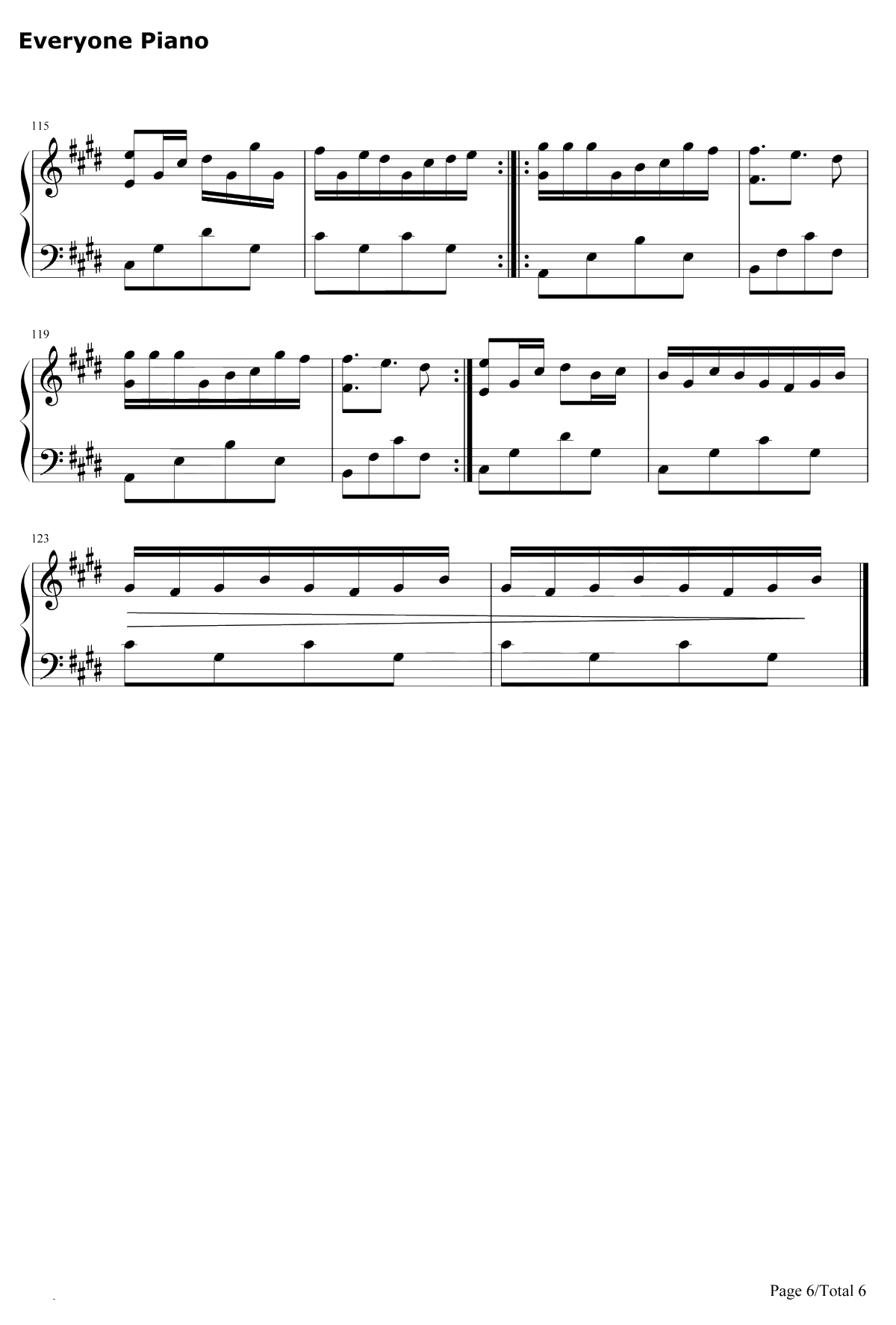 Children of The Earth钢琴谱-Ayur6