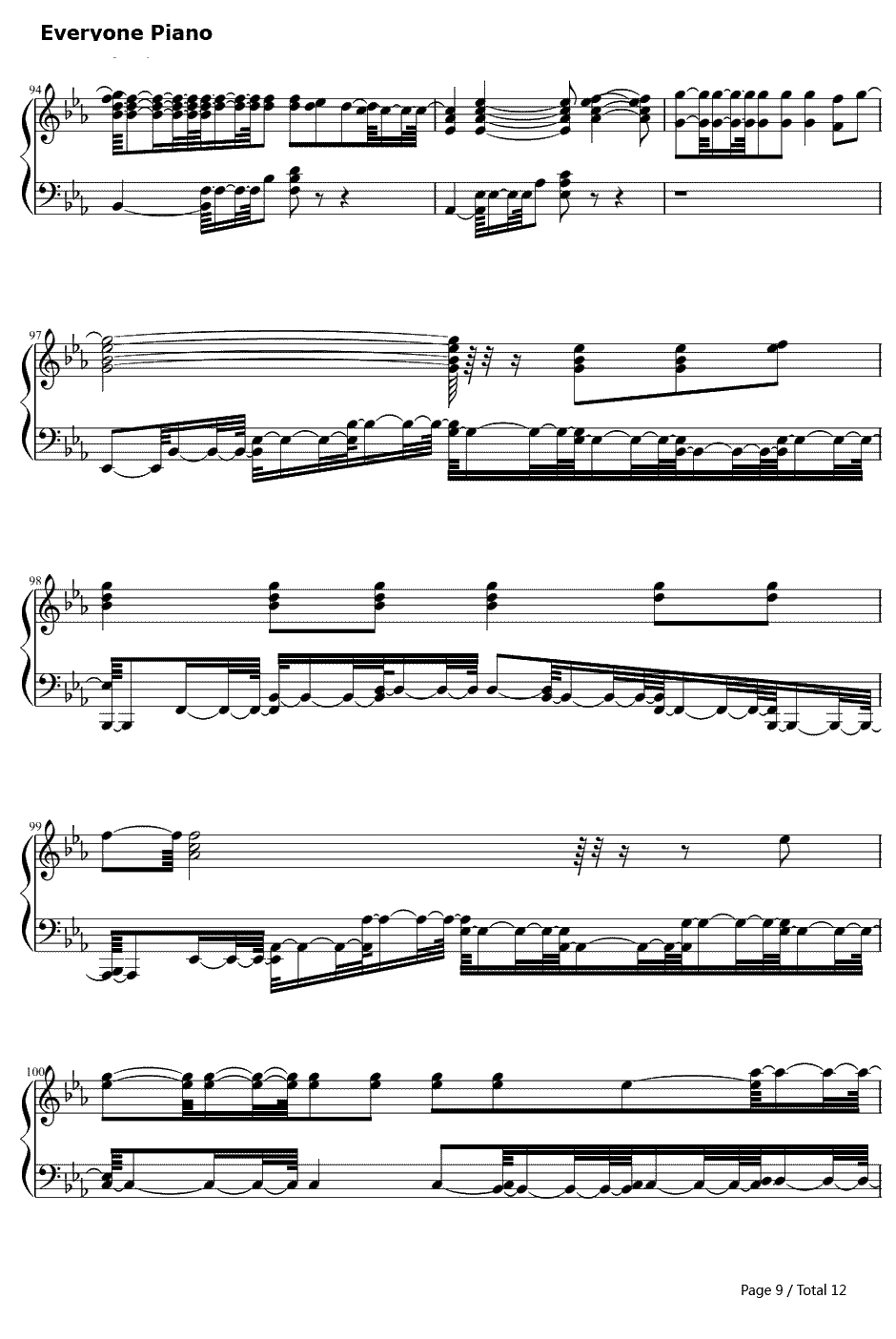 Mirrors钢琴谱-贾斯汀·汀布莱克JustinTimberlake-天王贾斯汀2013最新单曲9