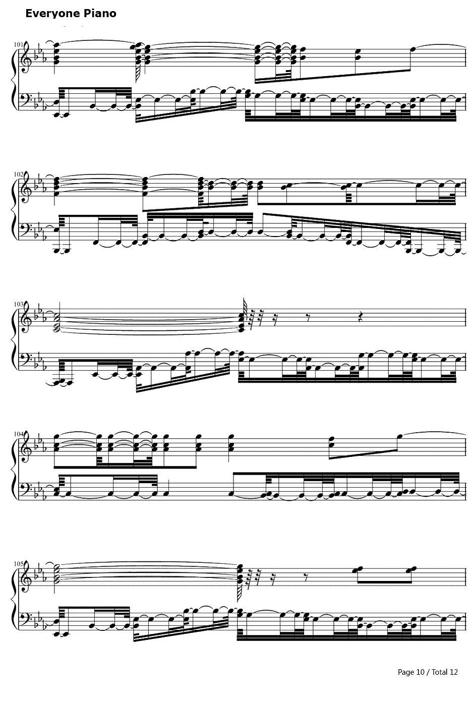 Mirrors钢琴谱-贾斯汀·汀布莱克JustinTimberlake-天王贾斯汀2013最新单曲10