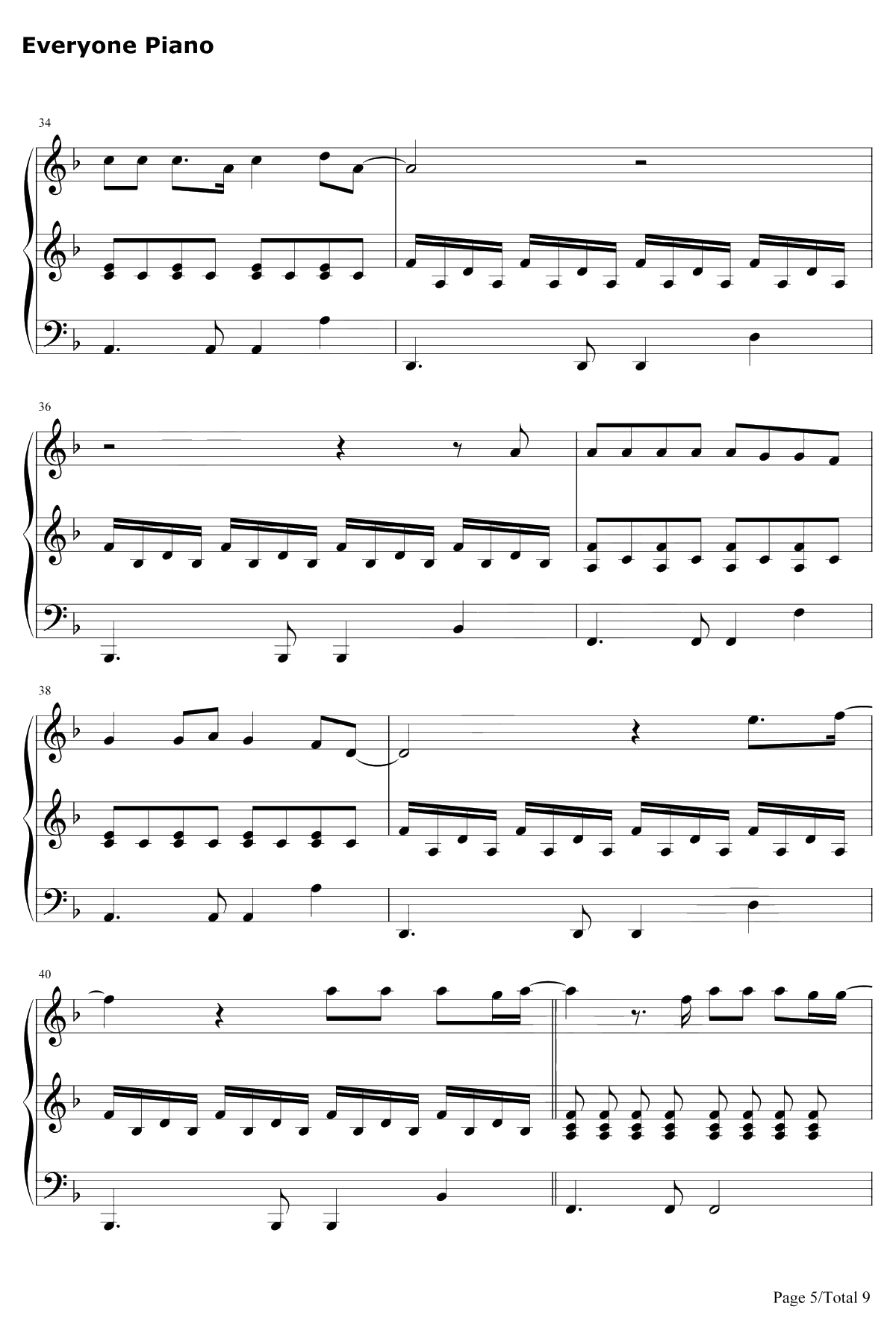 You Say钢琴谱-LaurenDaigle5