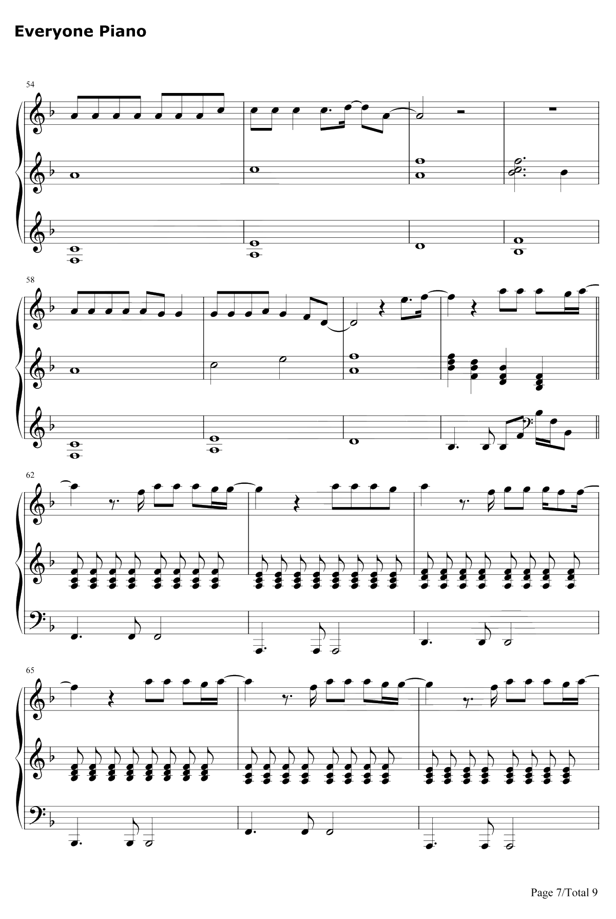You Say钢琴谱-LaurenDaigle7