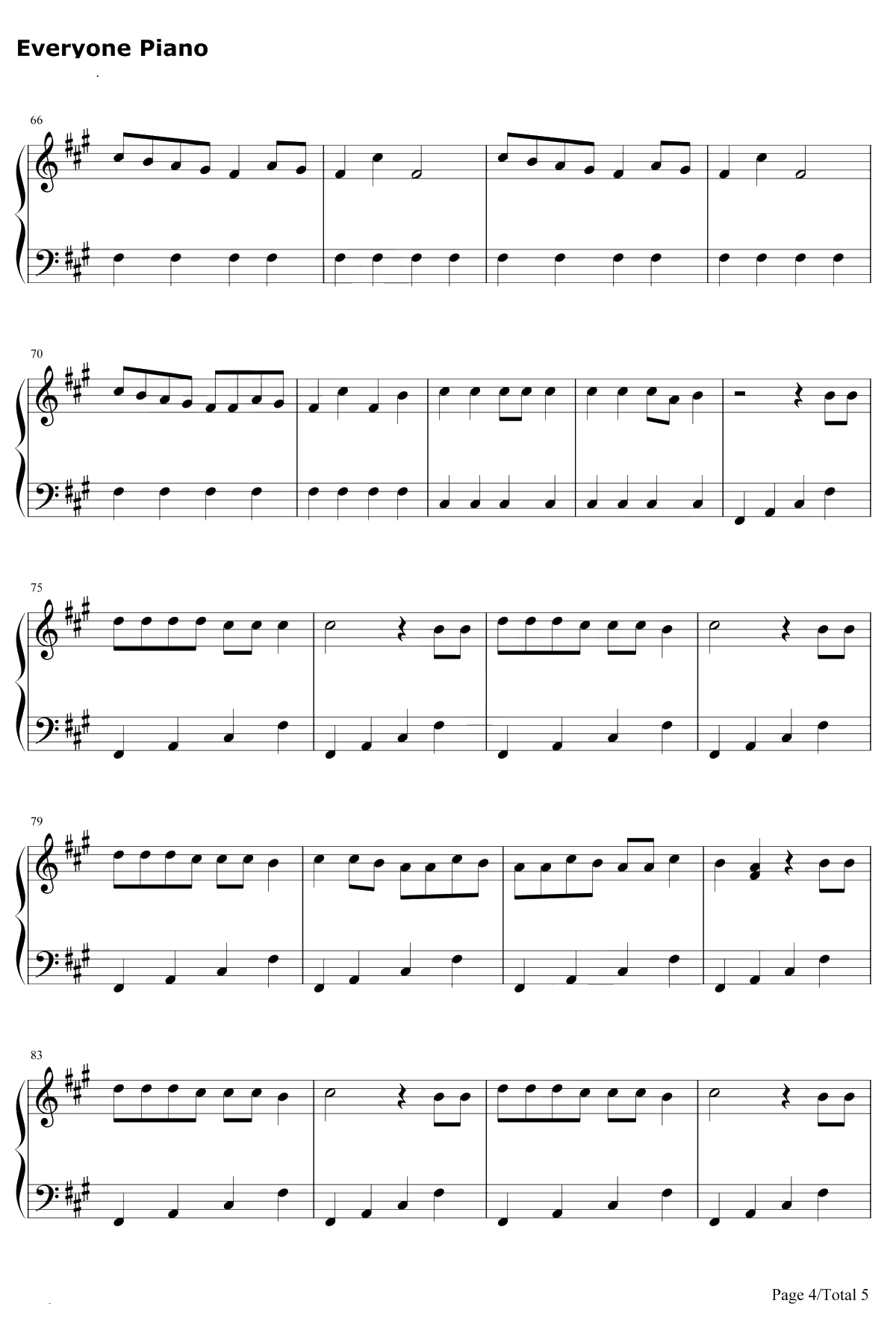 Wow钢琴谱-Post Malone4