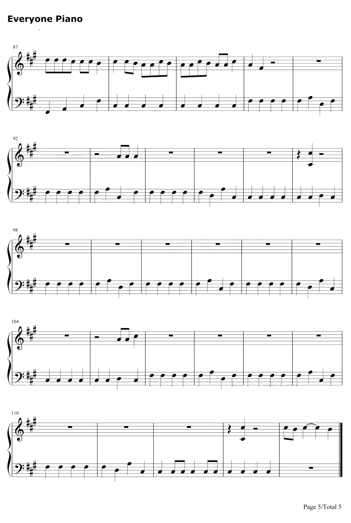 Wow钢琴谱-Post Malone5