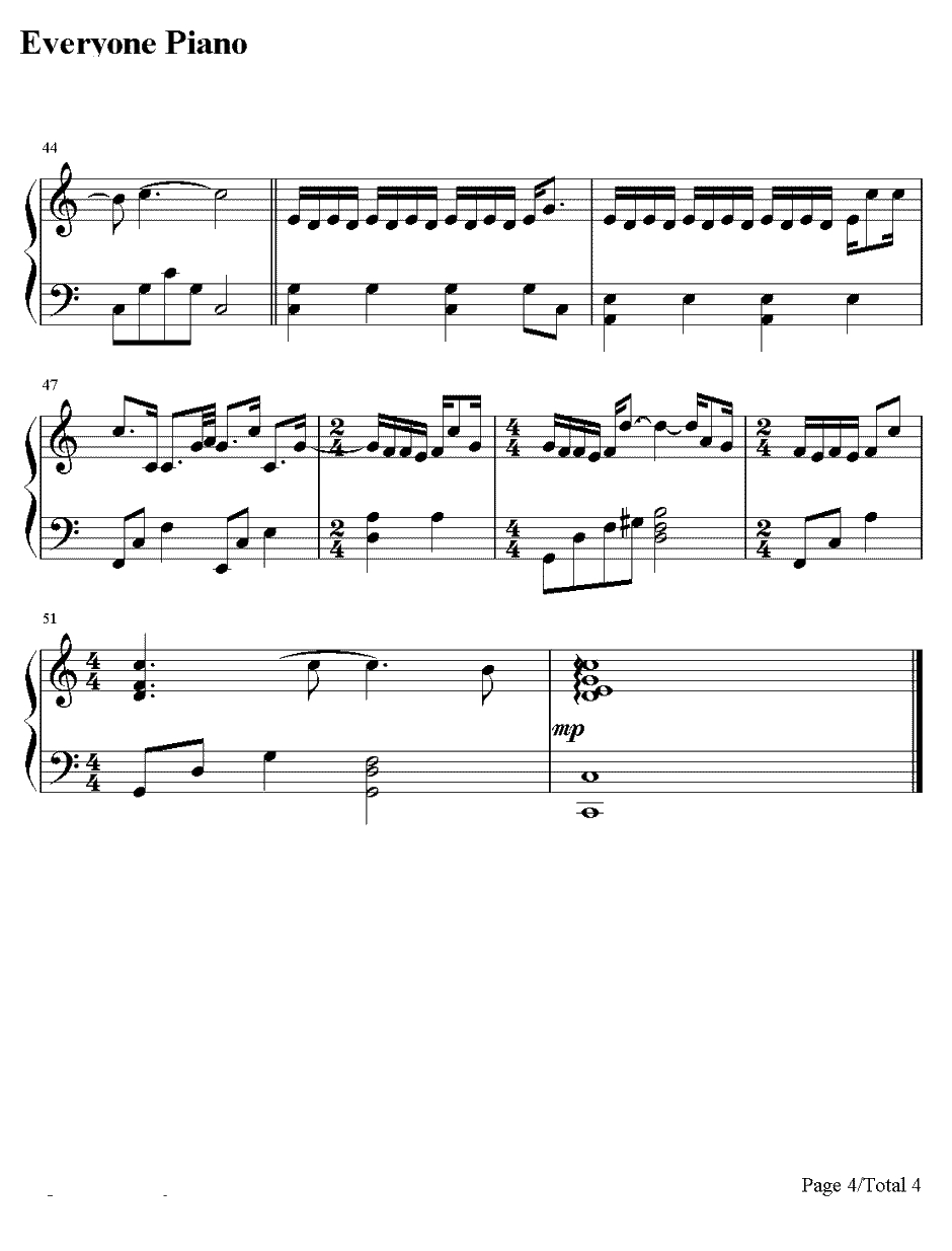 手放开钢琴谱-李圣杰4