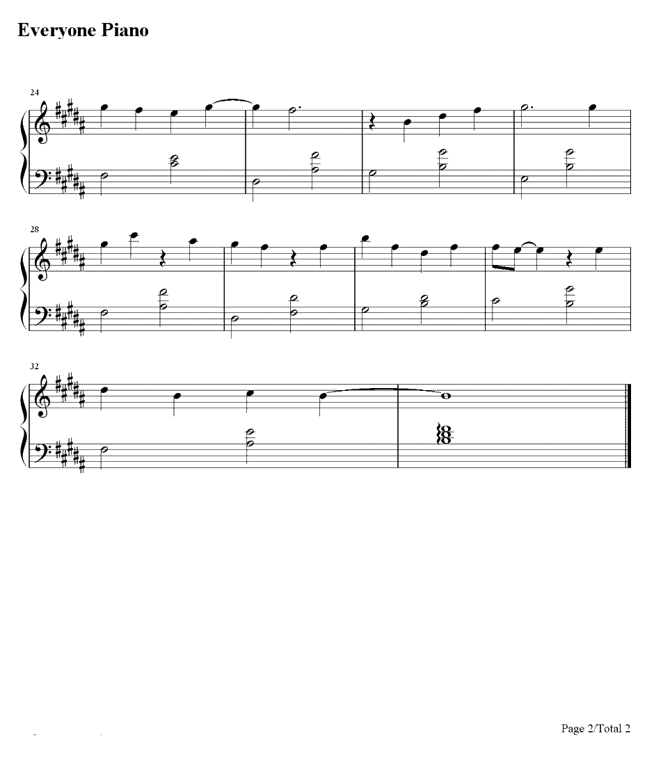 海啸钢琴谱-桑田佳祐-《南方之星》桑田佳祐2