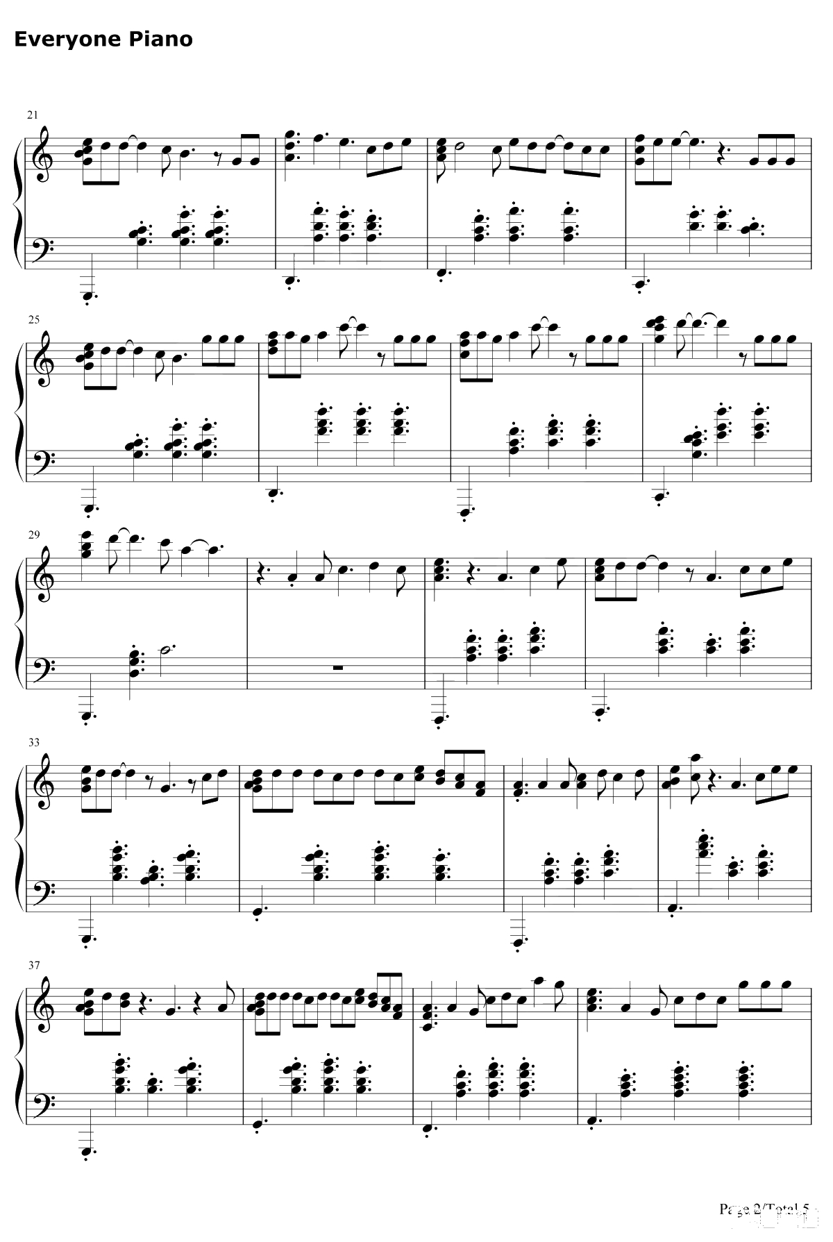 Flux钢琴谱-EllieGoulding2