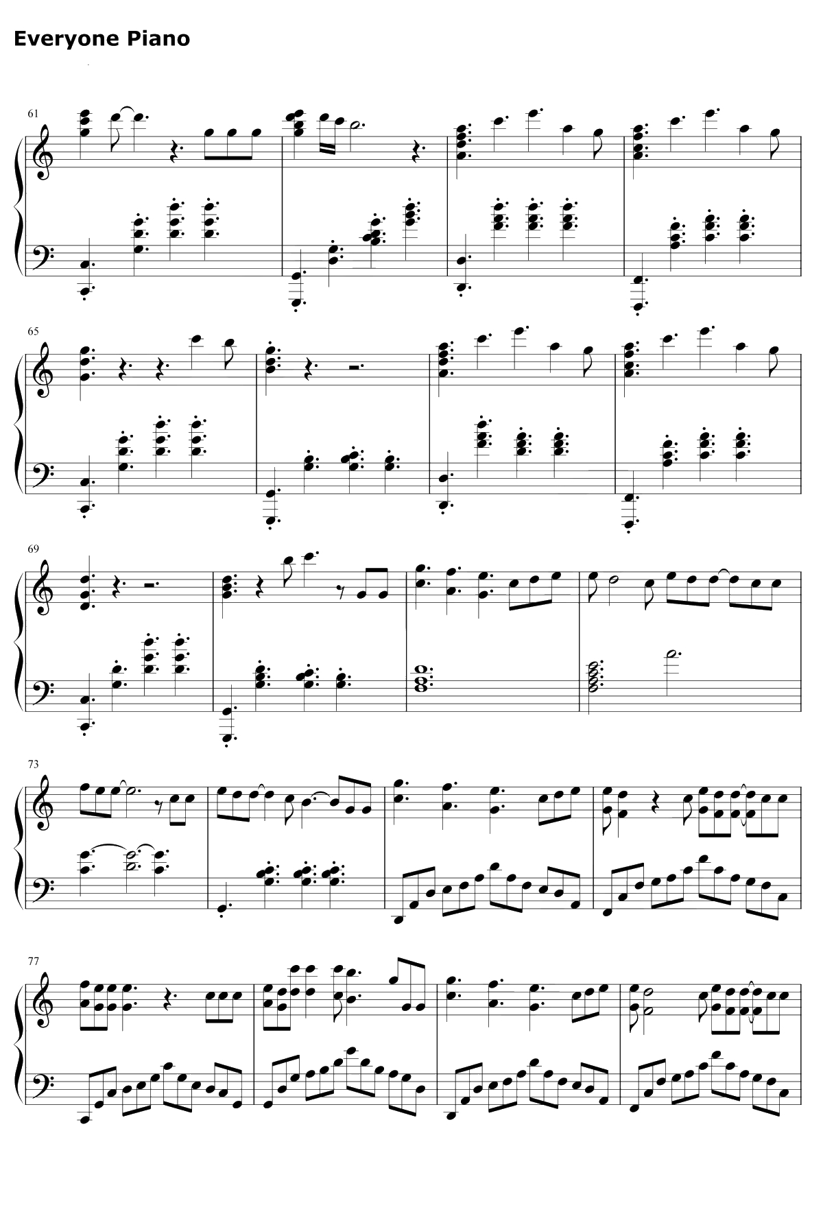 Flux钢琴谱-EllieGoulding4