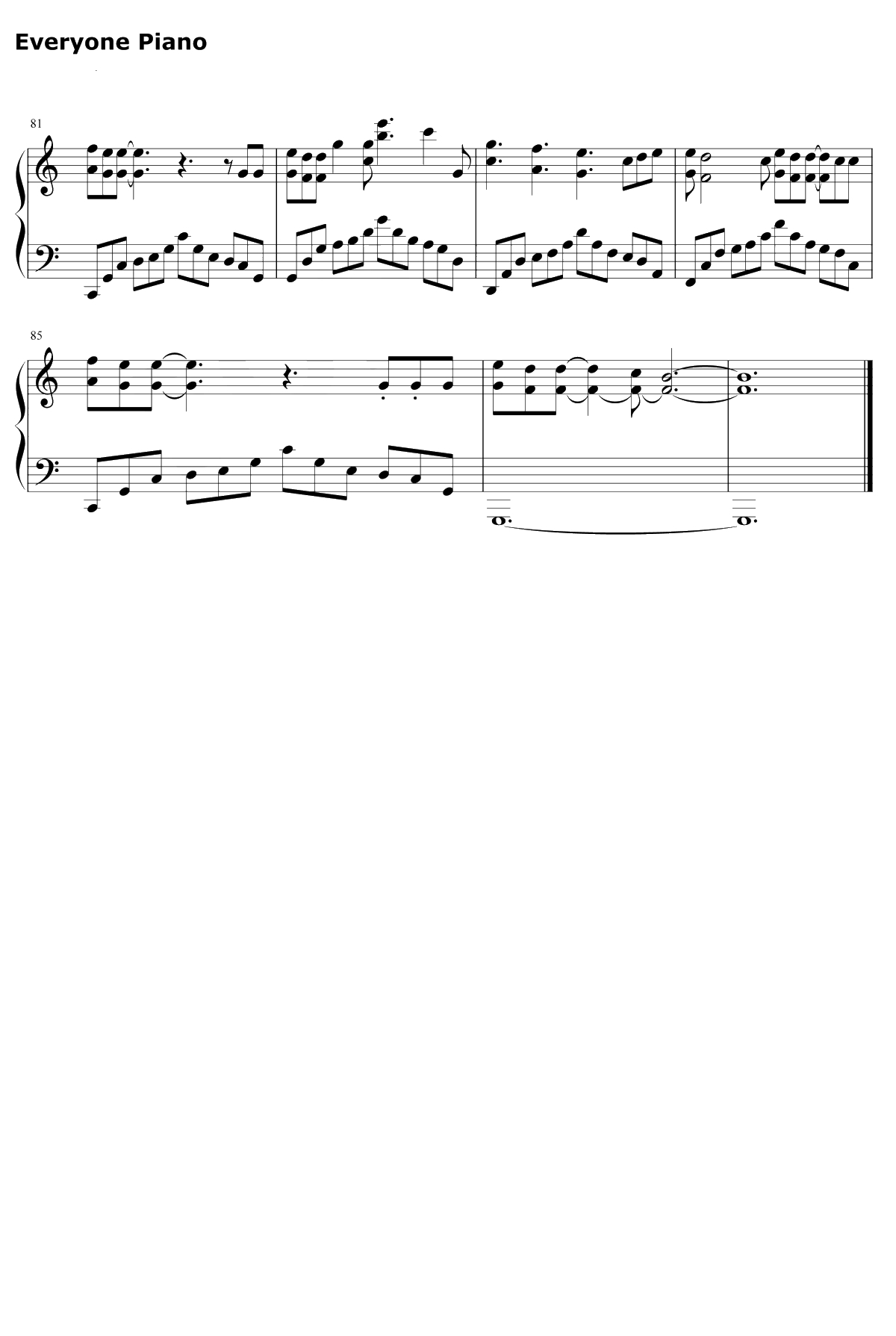 Flux钢琴谱-EllieGoulding5