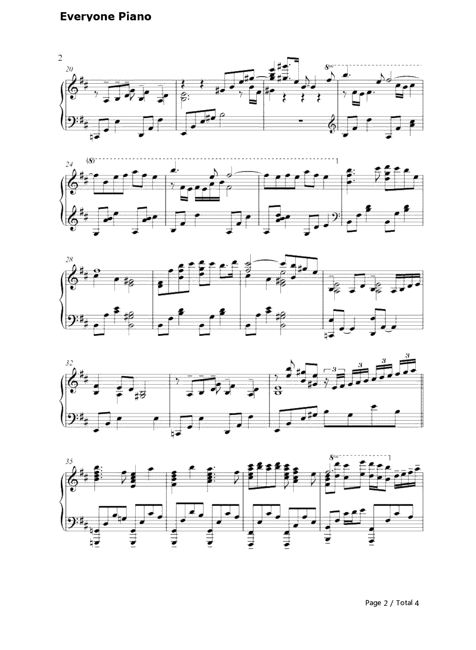 Forgotten Sorrow钢琴谱-Yozoh-Aion-永恒之塔2