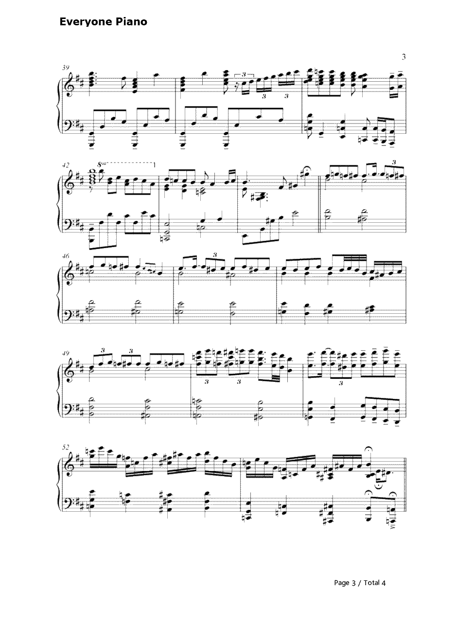 Forgotten Sorrow钢琴谱-Yozoh-Aion-永恒之塔3
