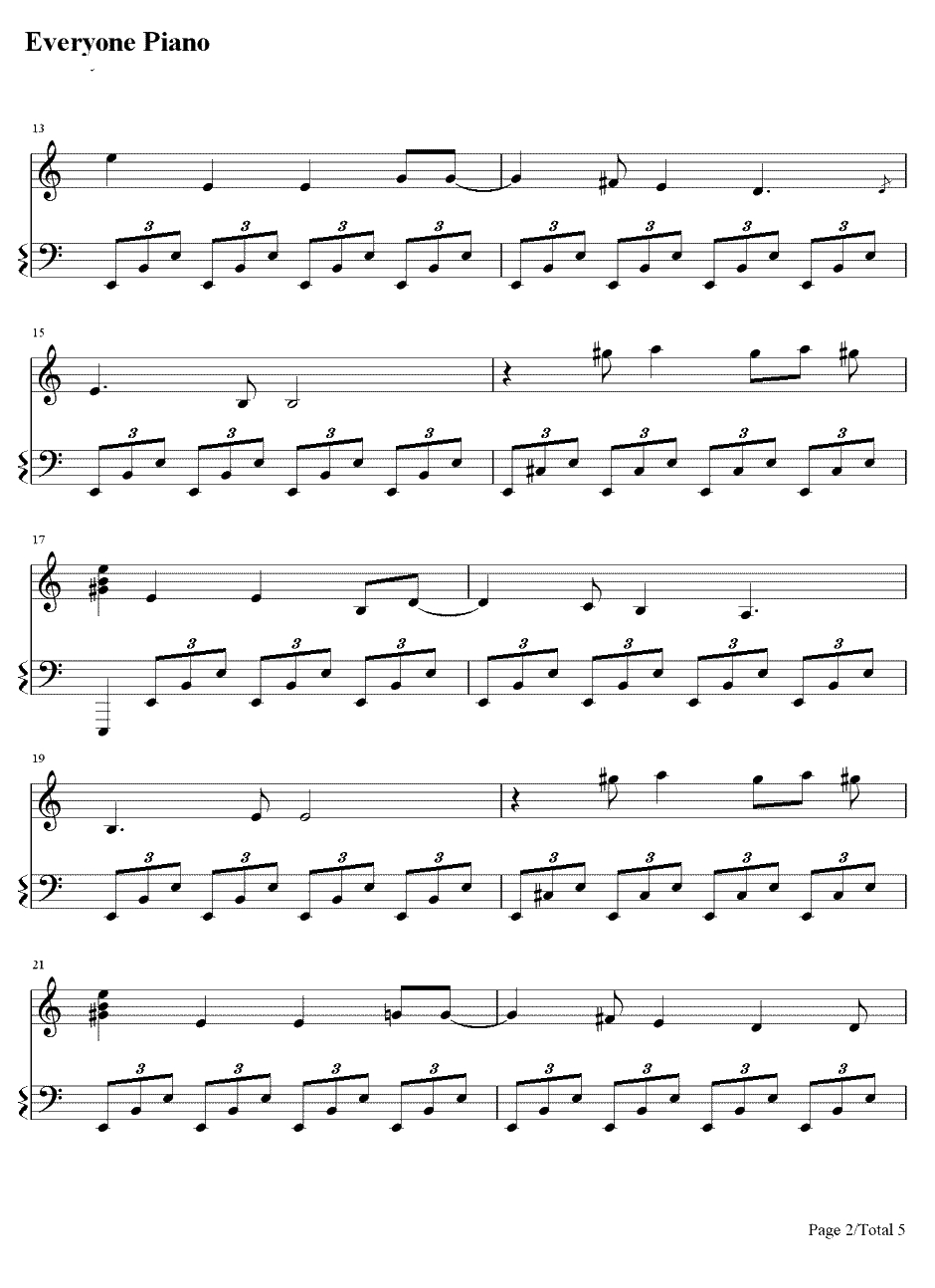 God only knows第三幕钢琴谱-ELISA-《只有神知道的世界》OP2