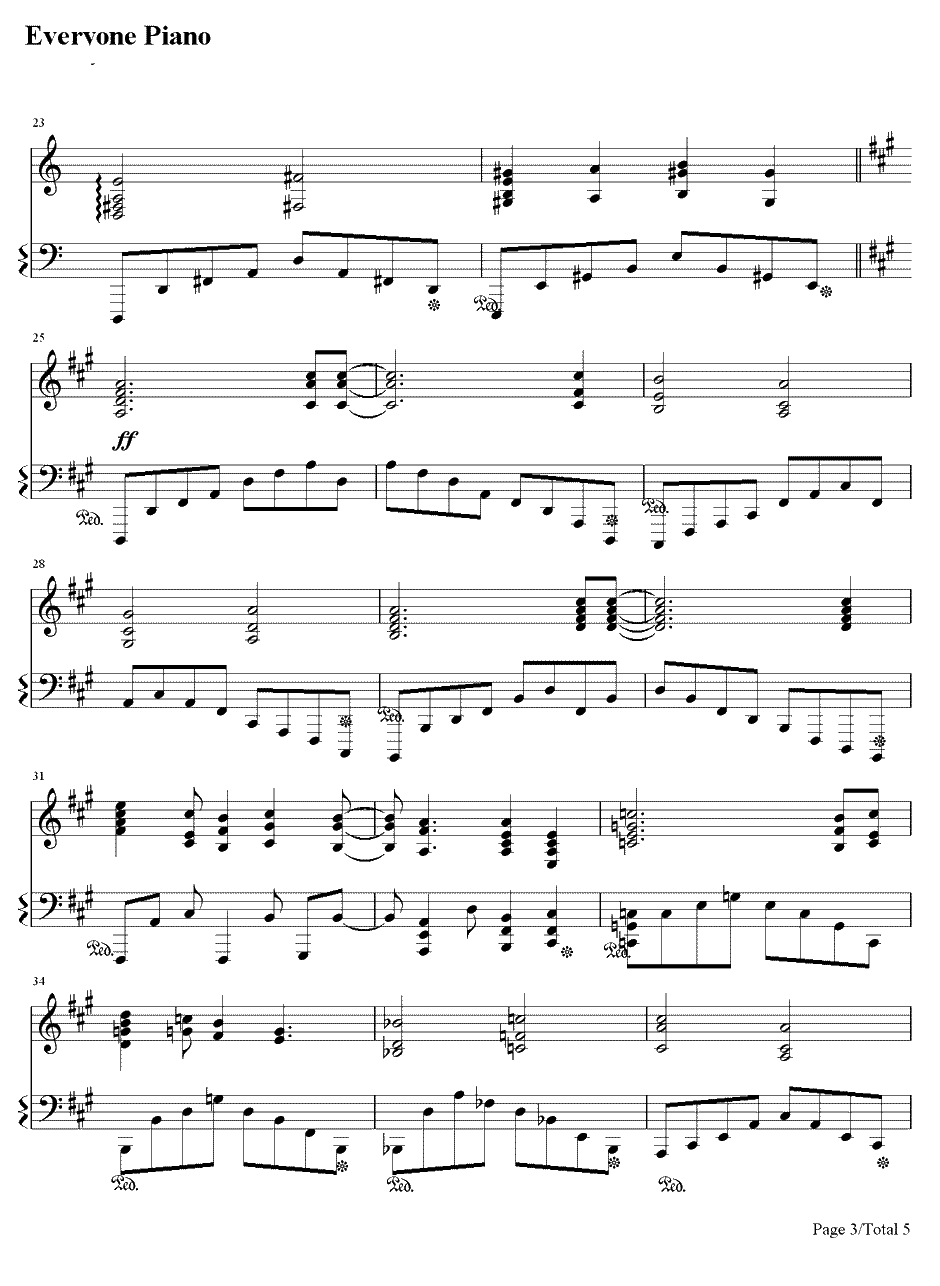 God only knows第三幕钢琴谱-ELISA-《只有神知道的世界》OP3