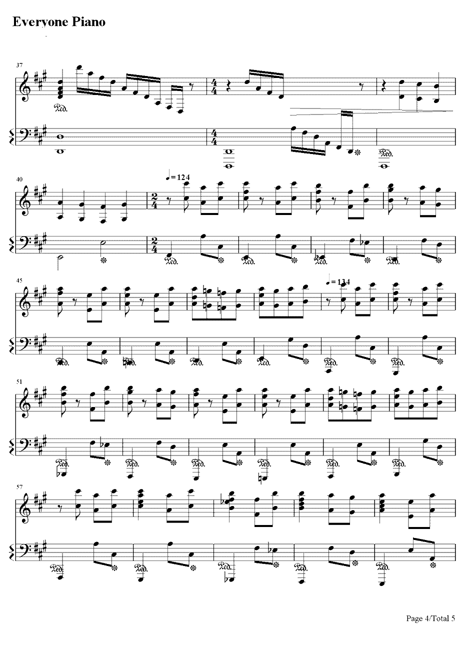 God only knows第三幕钢琴谱-ELISA-《只有神知道的世界》OP4