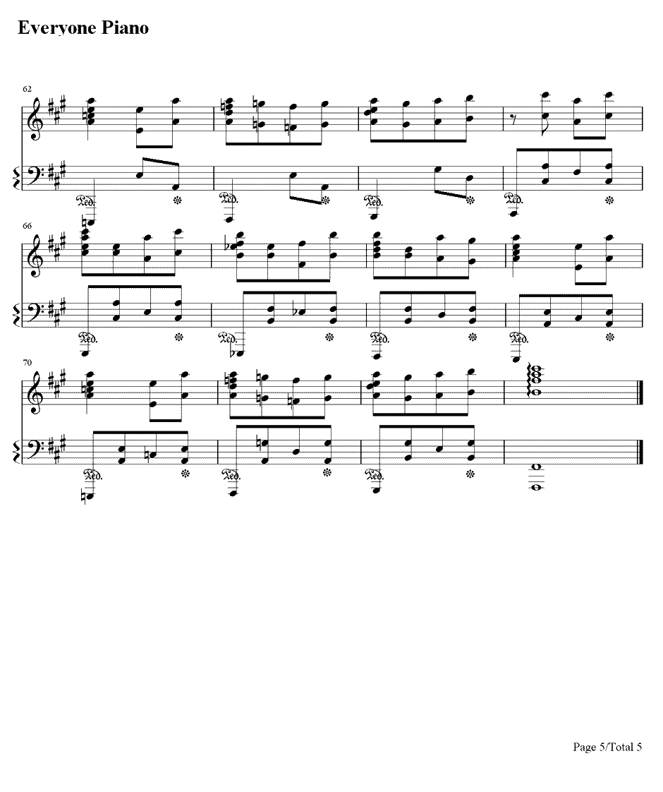 God only knows第三幕钢琴谱-ELISA-《只有神知道的世界》OP5