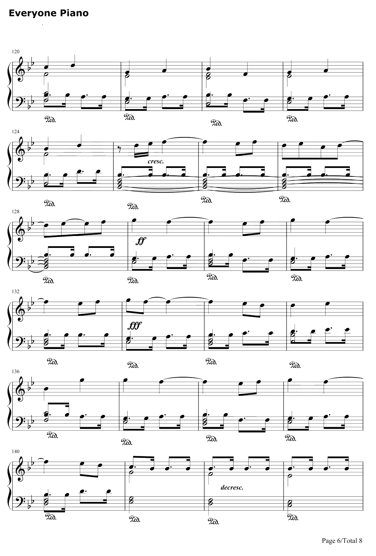 魔法密林钢琴谱-Maple Story6