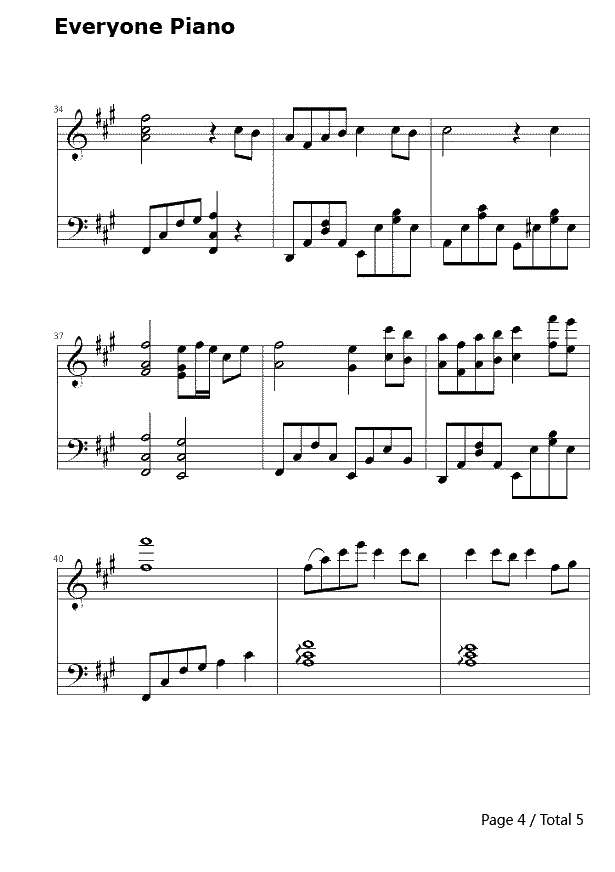 森林狂想曲钢琴谱-吴金黛4