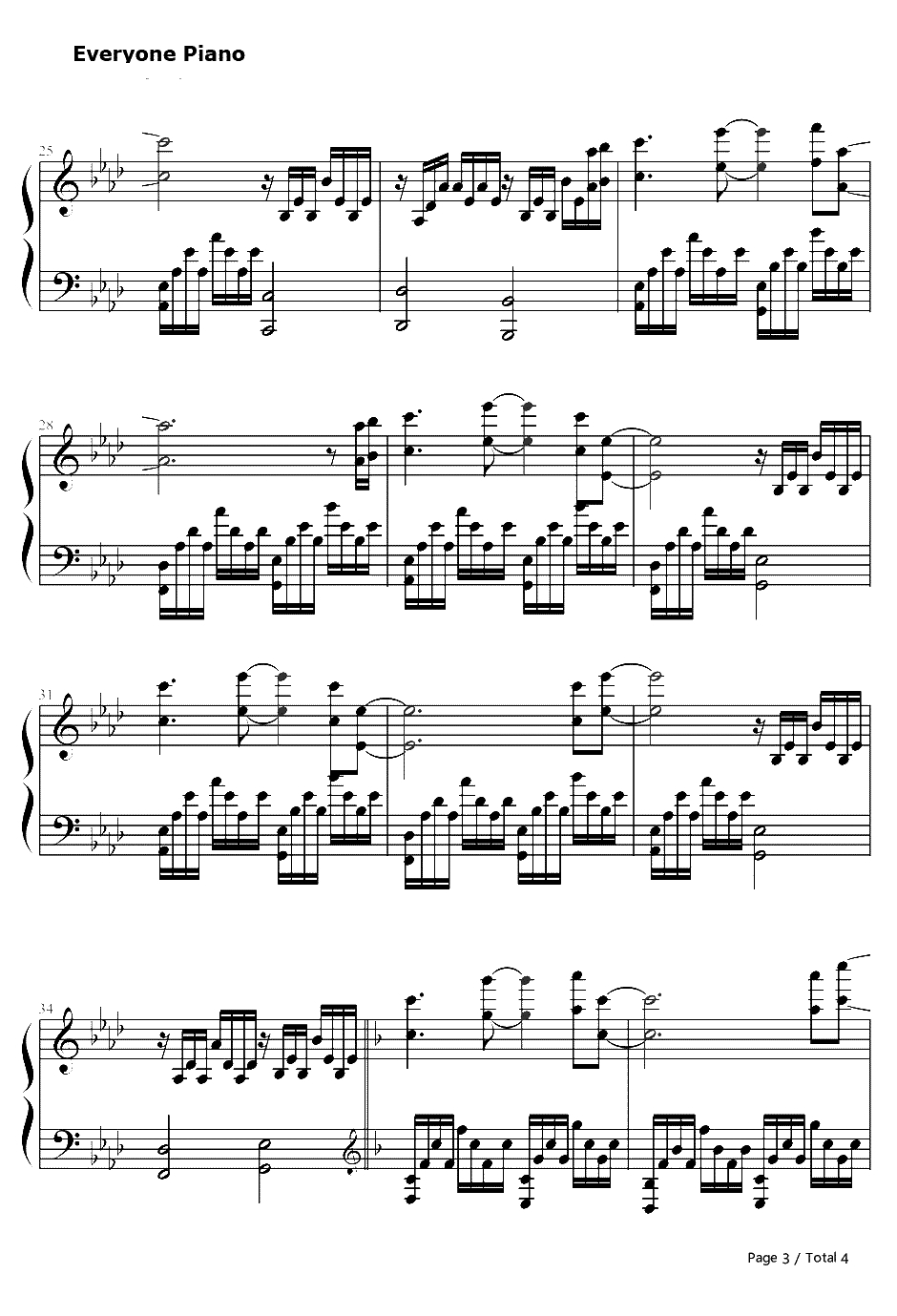 Positive Outlook钢琴谱-Diavid Hoffner-神州十号发射成功BGM3