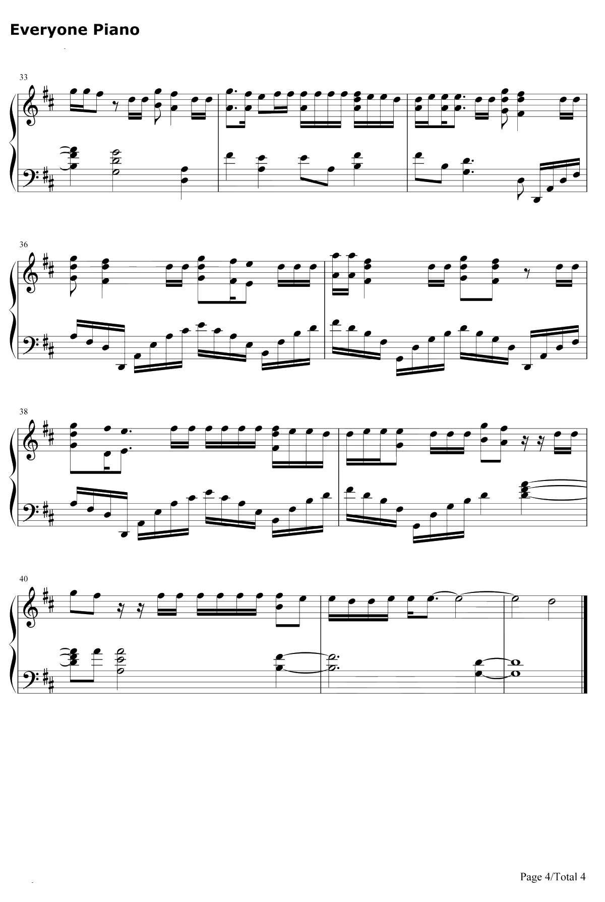Someone You Loved钢琴谱-Lewis Capaldi4
