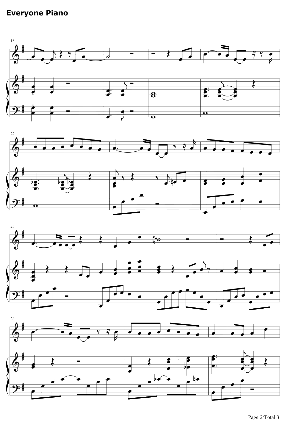 有一种悲伤钢琴谱-A-Lin-比悲伤更悲伤的故事主题曲2