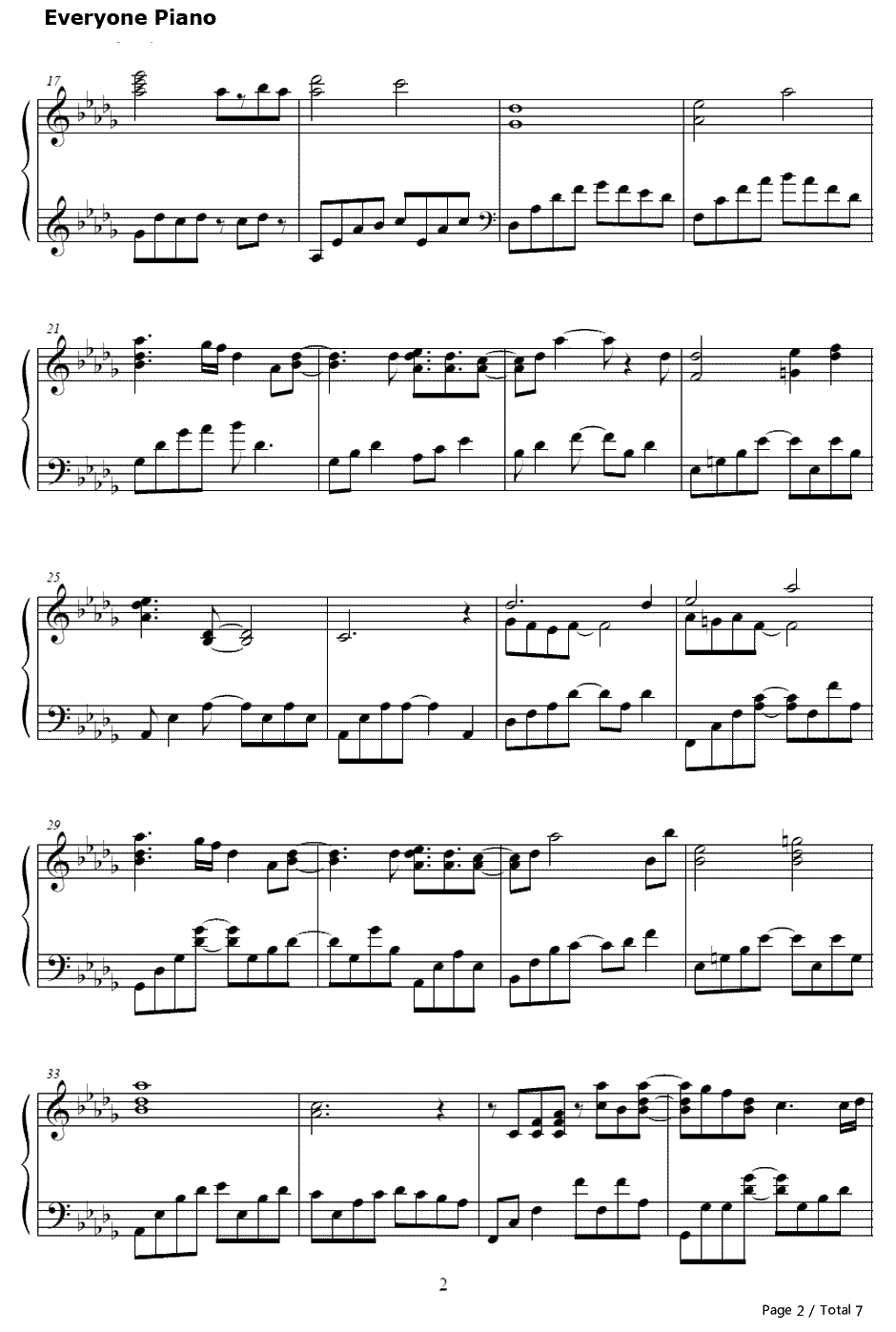 To Far Away Times钢琴谱-Yasunori Mitsuda-《超时空之轮》片尾曲2