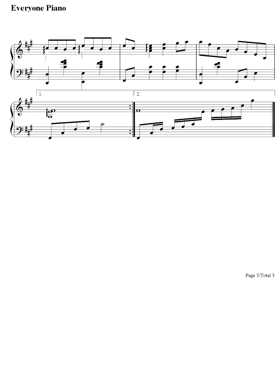 哪里的风钢琴谱-新还珠格格-《新还珠格格》插曲3